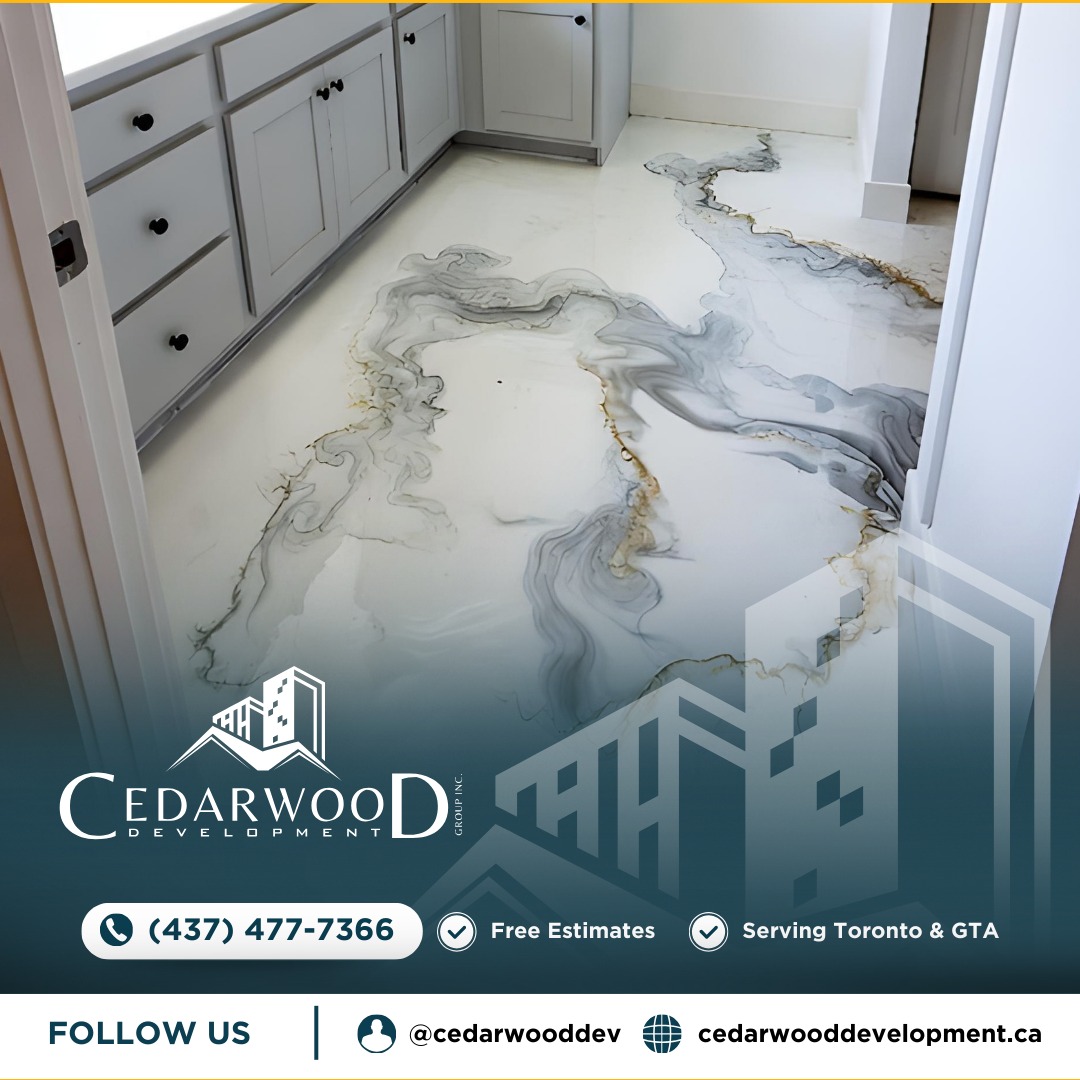 ✨ LUXURY REIMAGINED: CUSTOM LIQUID MARBLE EPOXY IN THE GTA ✨
Upgrade your home with the durability and elegance of Cedarwood Development Group Inc. This stunning kitchen features our signature liquid marble epoxy system—the perfect solution for homeowners seeking a modern, seamless, and high-performance floor.
As one of the leading renovation companies in the GTA, we handle everything from custom cabinetry to specialty flooring. We take pride in delivering premium results that stand the test of time in the Ontario climate.
🛠️ Our Core Expertise:
✅ Luxury Epoxy: Kitchens, Basements & Commercial Spaces
✅ Interior Renos: Master Kitchens & Bathroom Remodeling
✅ Hardscaping: Custom Interlocking & Driveways
✅ Licensed Professionals: 1,000+ successful projects across Ontario.
Get your FREE consultation today.
📲 Contact us: (437) 477-7366
📧 Email: info@cedarwooddevelopment.ca
💻 Web: cedarwooddevelopment.ca
#CedarwoodDev #MarkhamContractors #TorontoRealEstate #GTAHomes #EpoxyGTA #KitchenRenovationToronto #HomeImprovementGTA #TorontoConstruction #LuxuryLivingGTA #OntarioRenovations