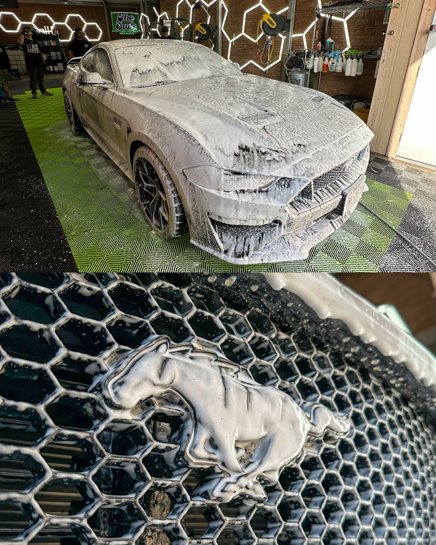 The last slide is what it’s all about. 🧼
.
The Mustang received our exterior detail for a quick freshen up to the outside! 🐎
.
The Jeep Wagoneer received our paint correction & ceramic coating bundle to restore & protection their paint! 💎
.
The Porsche, Tesla, Subaru, & Corvette all received our Maintenance Deatils. Not only taking care of the exterior but interiors as well! 🔥
.
The Jeep received our plastic trim coating to not only transform those faded pieces back to black, but also adding a layer of protection as well! 🛡️
.
Whatever you need, you can lean on us to help you with your auto care needs! 🤝