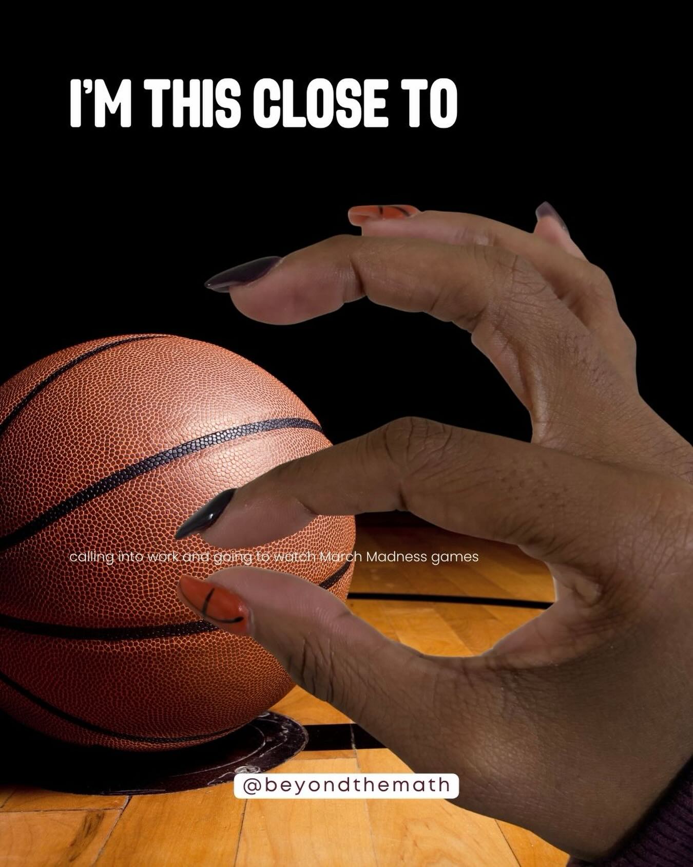 This close…
.
.
.
#marchmadness #womensbasketball #pto #marchmadnesswbb