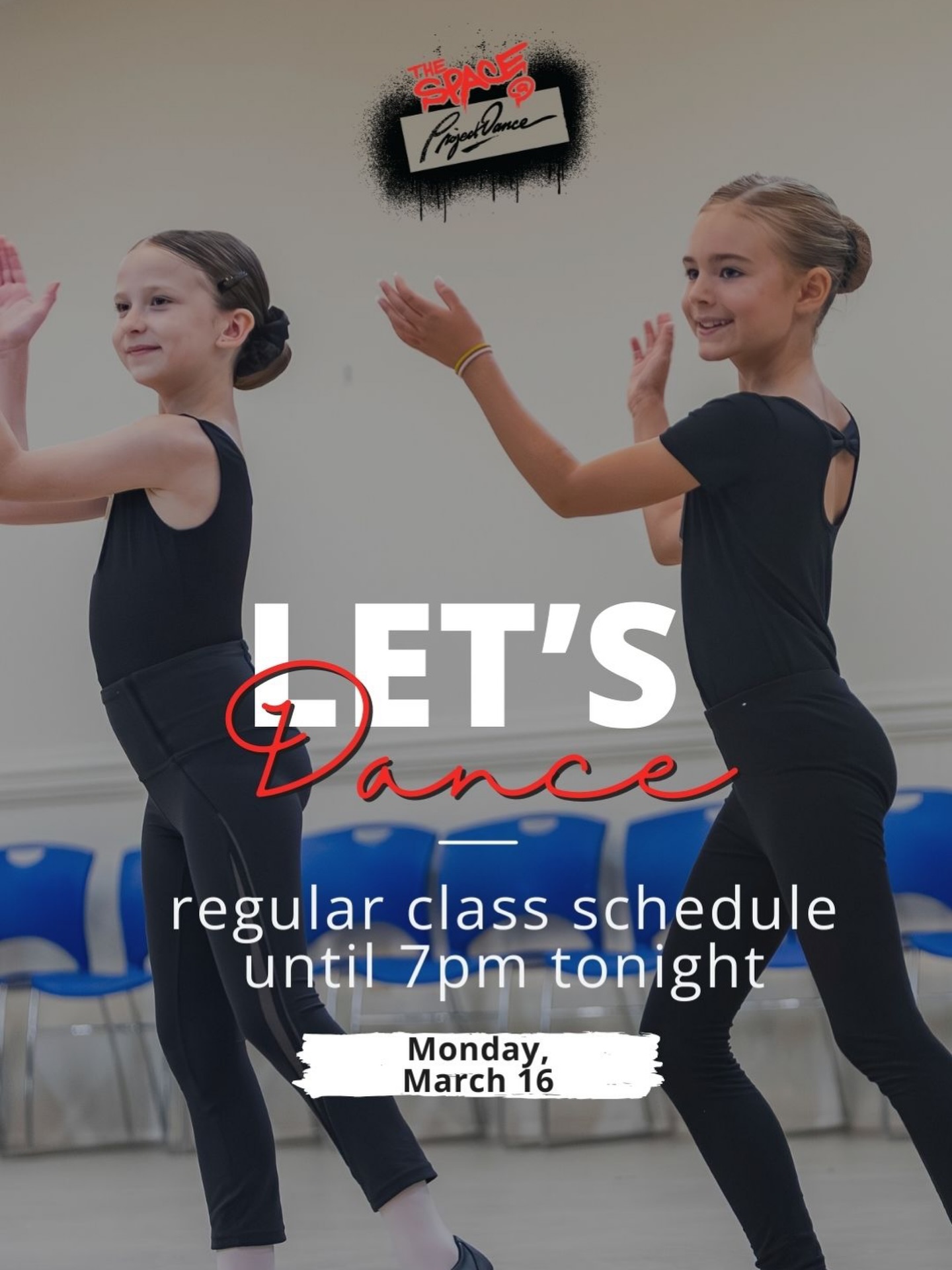 We will hold all regular classes today (Monday March 16th) UNTIL 7PM!
If the weather shifts significantly between now and 3:00pm you may hear from us again. Otherwise, please plan to attend your regular Monday classes.
Stay safe and we hope to see you today❄️🩰