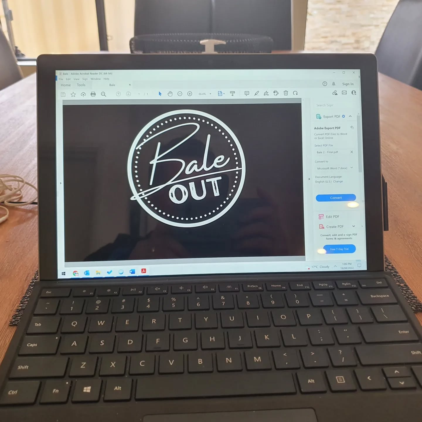 From origin to completion.
Great to support local band "Bale Out" through their ordering of one of our 10ft Expo backdrops.