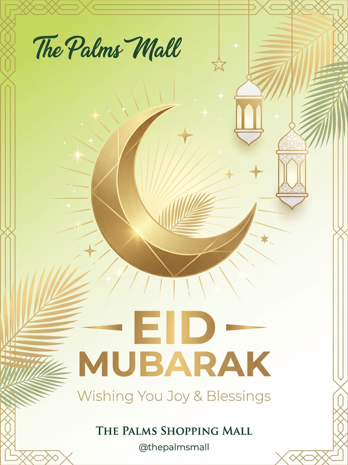 Sallah mood: joy, style, and good vibes only 🌙✨
Step into the celebration at The Palms — where every moment feels special, every outfit is on point, and every experience is worth it. From shopping to dining to catching a movie, this is where your Eid comes alive.
Eid Mubarak 💫
#EidAtThePalms #SallahVibes #EidMubarak #ThePalmsMall #LagosLifestyle ShopDinePlay HolidayMood EidStyle GoodVibesOnly LagosEvents