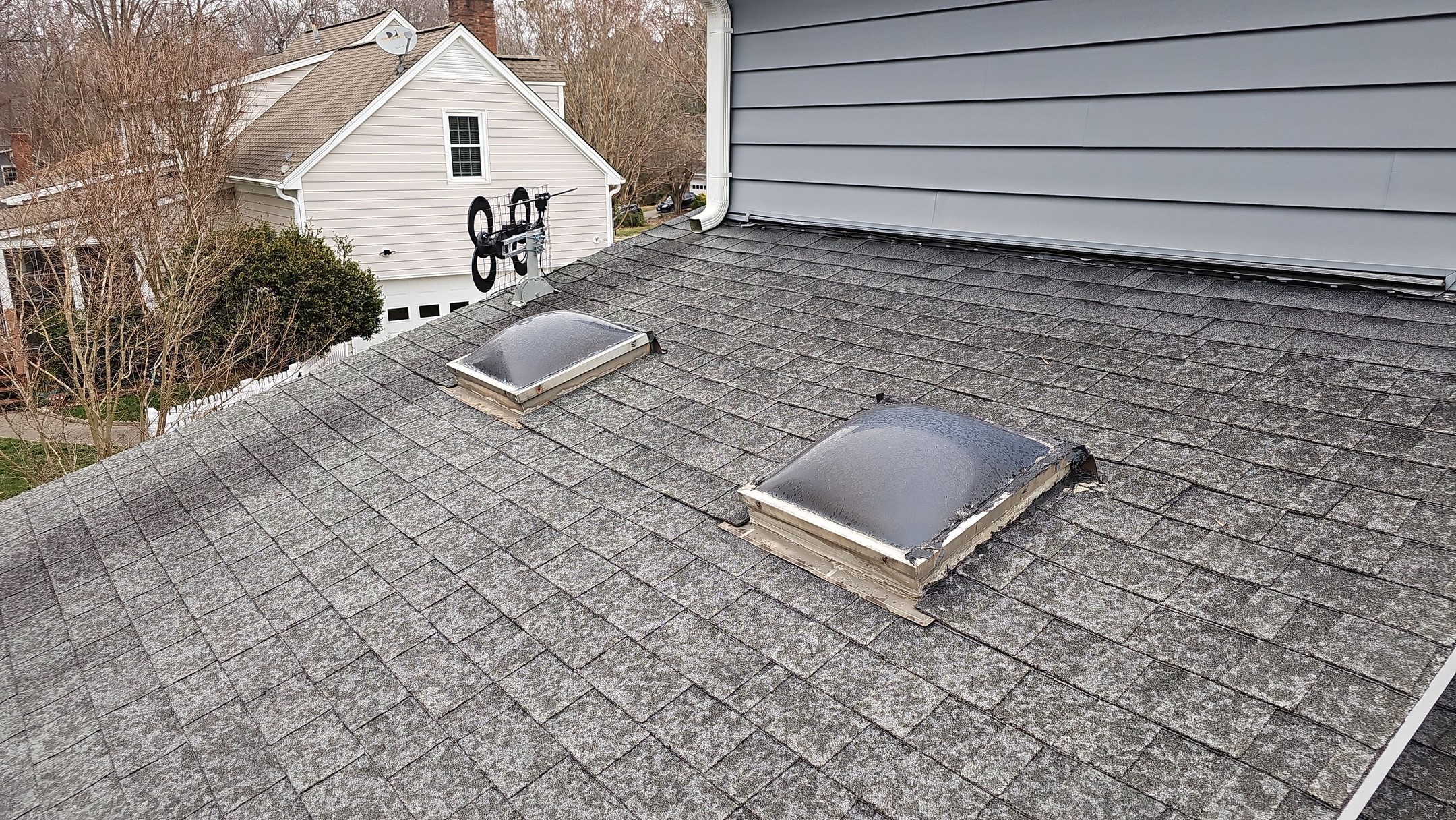 Skylight replacement and upgrade! This is the Velux, deck mounted D26 skylights.