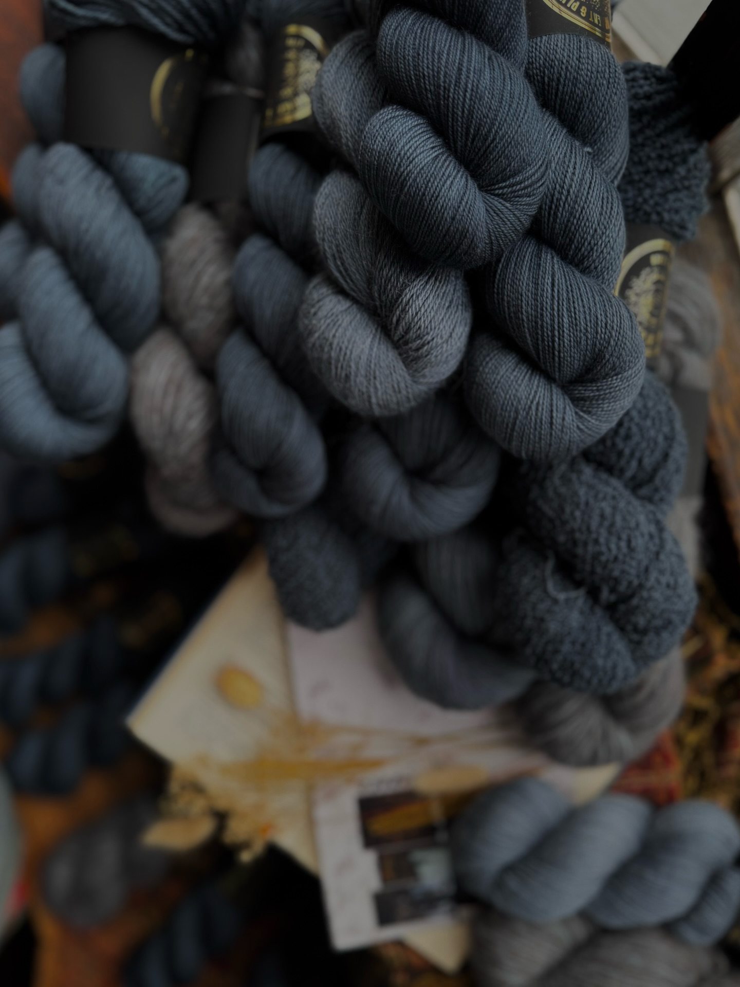 Kept company by shadows 🖤
Our blue tonal for the pre order! I can’t believe that there are only two colours left to go before it goes live 🤗
Shown on:
1. All bases
2. Non Superwash bases
3. SWM Sock
4. 75/25 Sock
5. SWM DK
6. Boucle DK
7. Alpaca Silk Cashmere
8. Corriedale Woolen Spun
9. Alpaca cotton DK
10. Suri Silk lace
11. Suri Silk DK