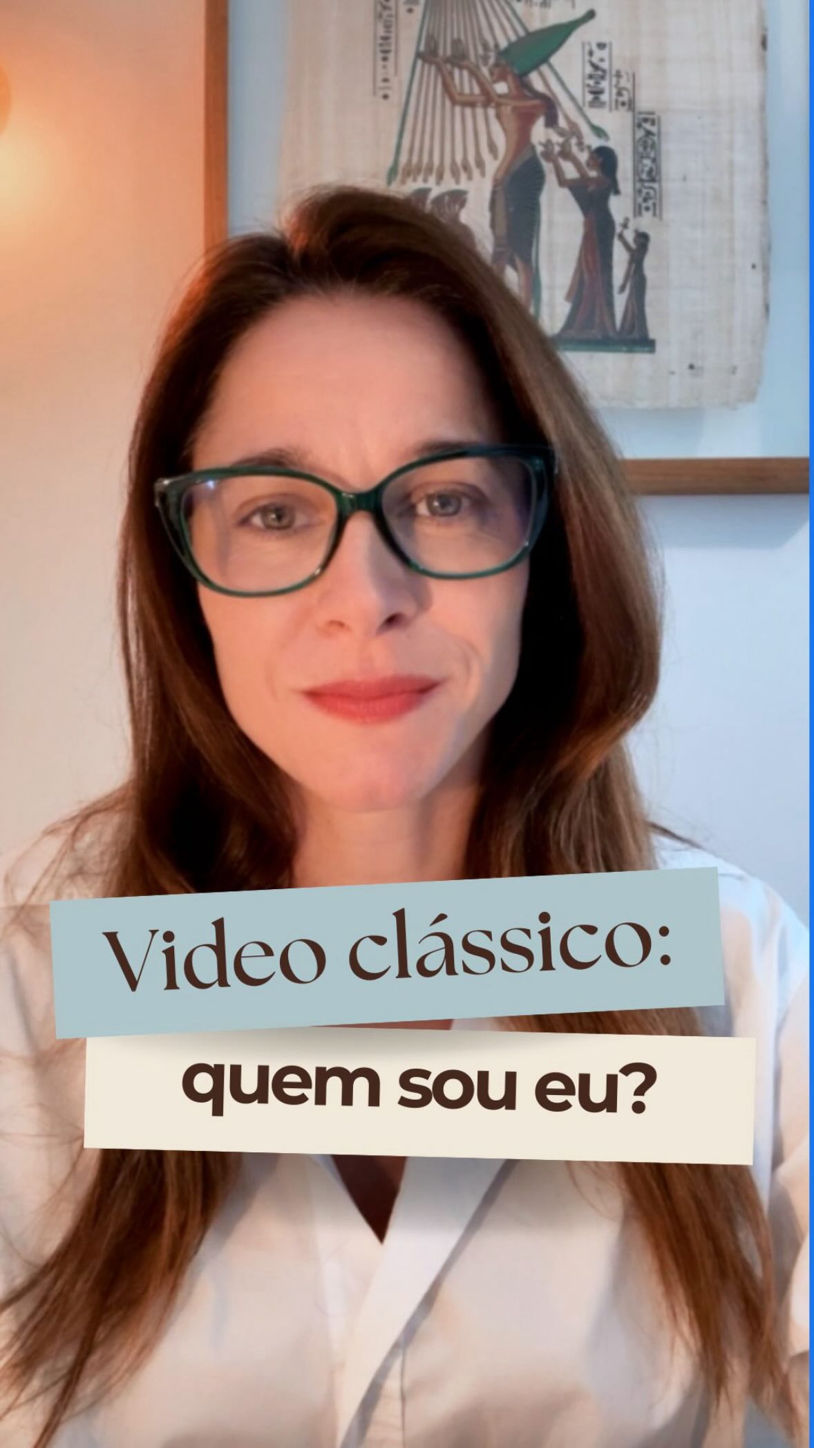Aquele vídeo clássico de apresentação pra deixar fixado no perfil. 🙂
