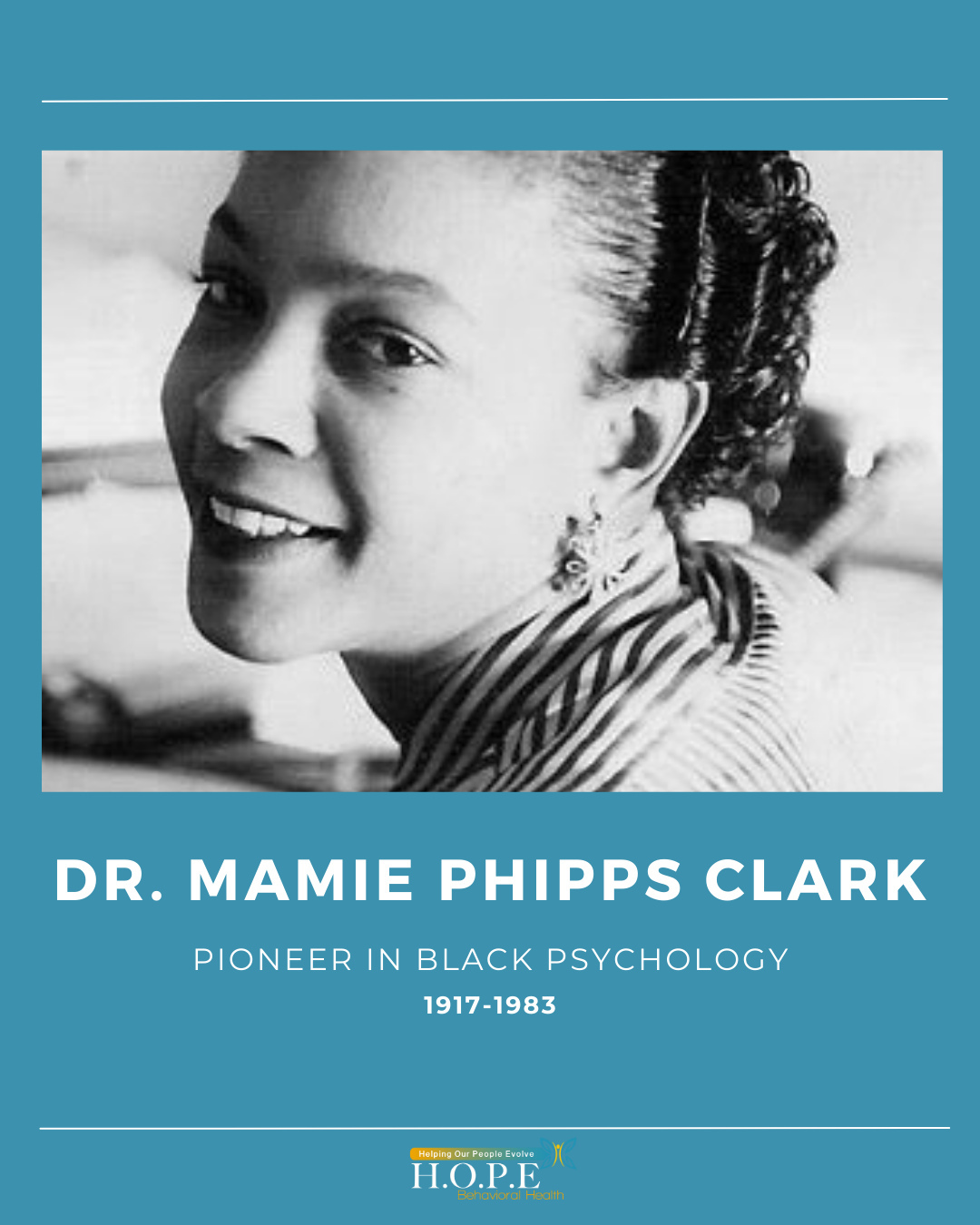 Honoring Dr. Mamie Phipps Clark, whose groundbreaking work in child psychology helped us understand how racial identity impacts mental health. Her research wasn't just academic – it changed lives. 🤎
As one of the first Black women to earn a psychology doctorate from Columbia University, she showed us that representation in mental health matters.
Today, we continue her legacy by providing culturally competent care that recognizes and celebrates your whole identity.
Drop a 🤎 to honor this pioneer in Black mental health.
.
.
.
.
#BlackHistoryMonth #BlackMentalHealth #MentalHealthPioneers #PsychologyHistory #HOPEBehavioralHealth