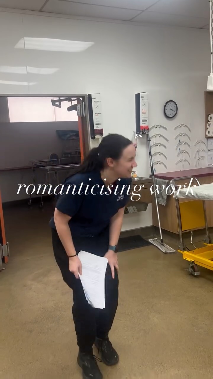 Bringing the laughter each day keeps us going #vetclinic #reinmein #nzvets #vetmed #romantic