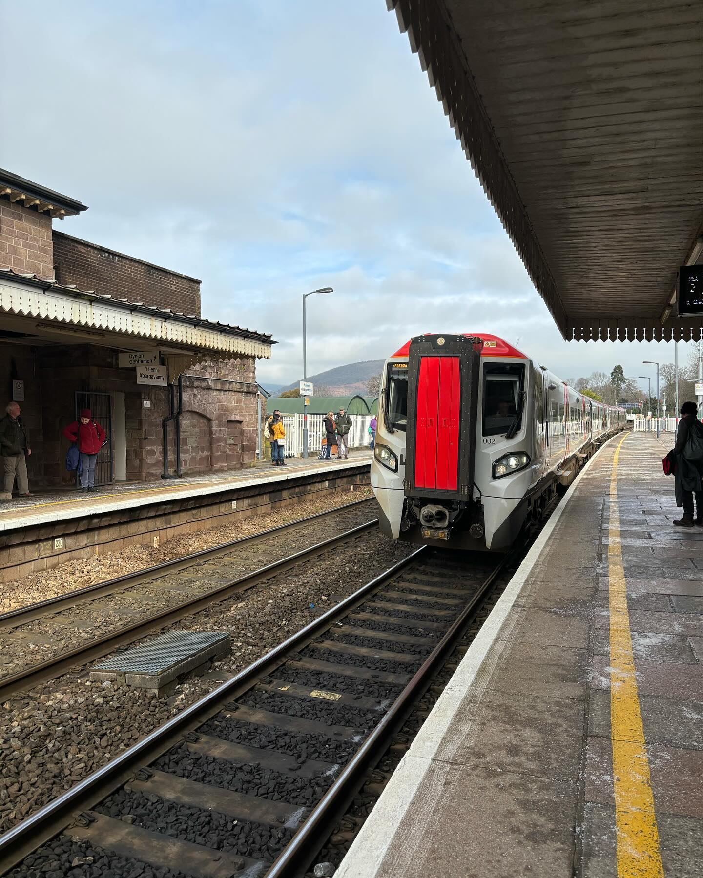 Two shots of my travels home from Brecon in Mid-Wales.