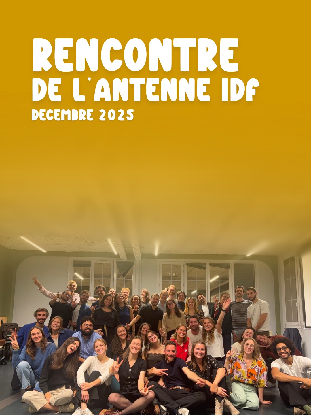 L’antenne IDF s’est rassemblée le 08/12/25 !
Chaque mois, les Pépites se retrouvent par antenne pour se rencontrer, créer des synergies et échanger davantage sur la transition écologique ! Un moment convivial et passionnant 🤩
✨ Au programme pour cette rencontre :
- Icebreaker pour se mettre en jambes
- Actus du Club
- Quizz sur les municipales
- Moment de réseautage
- Annonce du départ d’Hugo et Pauline 🥹