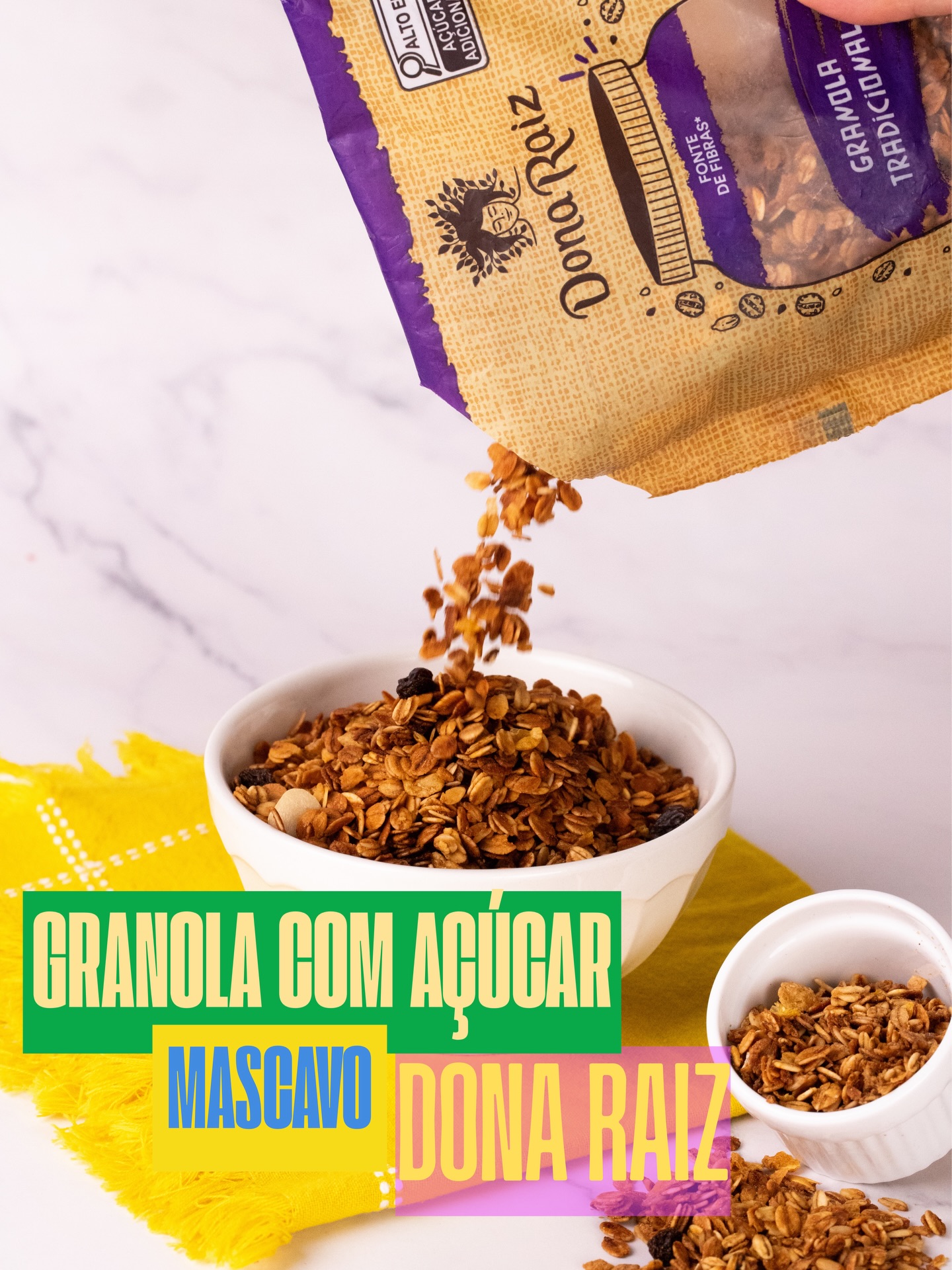 Tem coisas que são simples — e justamente por isso, especiais.
A granola tradicional Dona Raiz é crocante na medida, com o toque das uvas passas e a presença marcante da castanha-do-pará, trazendo textura e riqueza em cada colherada.
O diferencial está no cuidado: adoçada com açúcar mascavo, que é menos processado, preserva um sabor mais profundo e natural, em harmonia com os ingredientes.
✨Experimente, sinta a diferença dos ingredientes de verdade e leve a Dona Raiz para a sua rotina.
#donaRaiz #vidaSaudavel #granola