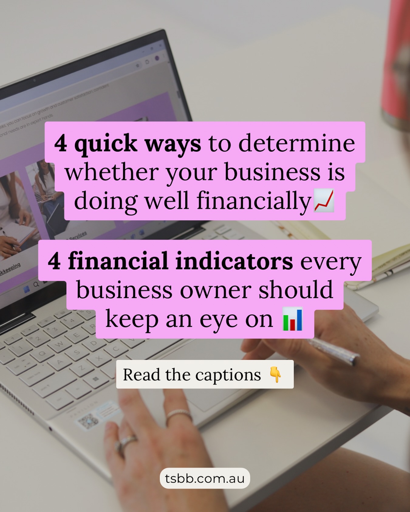 Not sure if your business is financially healthy? These quick checks can give you a good idea.
- Are you consistently profitable each month?
- Do you have enough cash to comfortably cover expenses?
- Are your sales steady or growing over time?
- Are you able to pay yourself regularly?
These simple indicators can help you quickly see if your business is on the right financial track.
Want help understanding your numbers? Schedule a call and let’s talk about how your business is really performing.
.
.
.
#thesmallbusinessbook
#perthbookkeeper
#perthaccountant
#WAbookkeeper
#WAaccountant