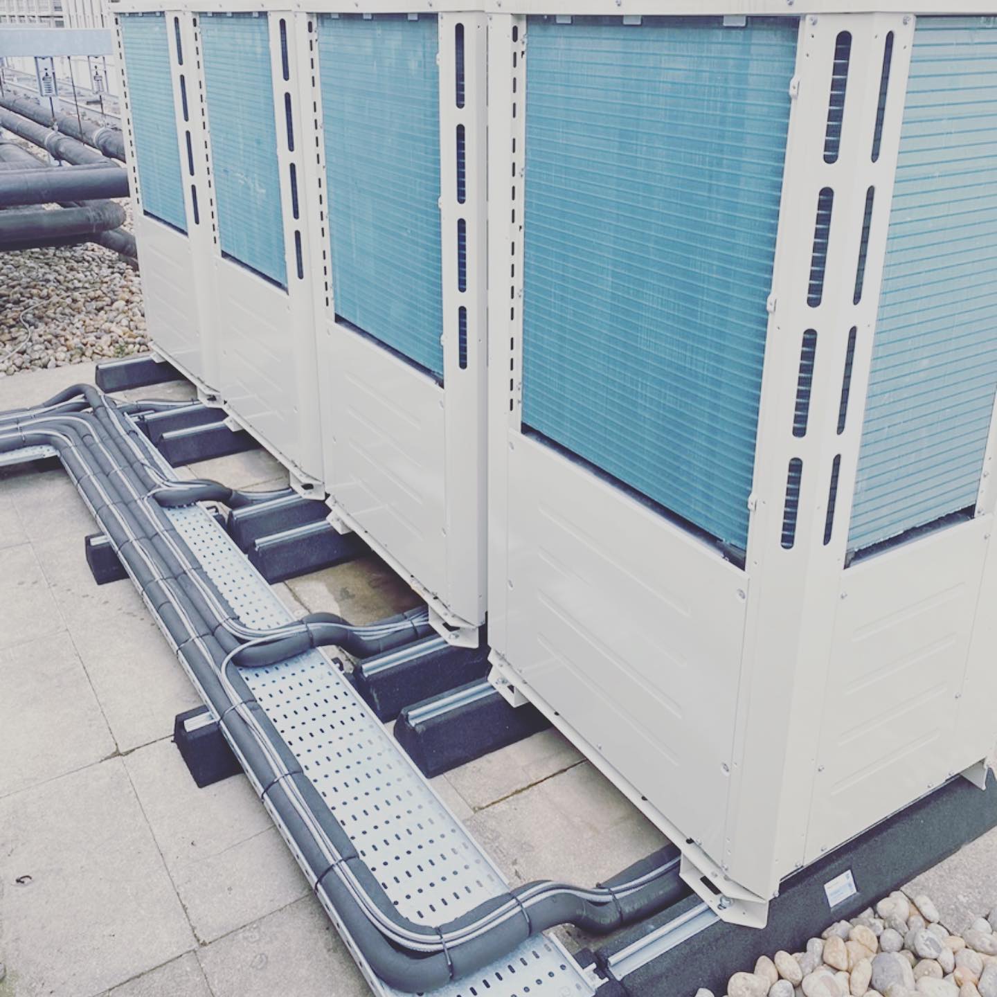 Our VRF retrofit nearly complete in Victoria. In total, 44 x fan coils, 5 x BC boxes and 4 x VRF condensers replaced to create a modern & efficient climate control system. All units programmed onto the BMS and presence sensing RCs installed to further reduce energy consumption