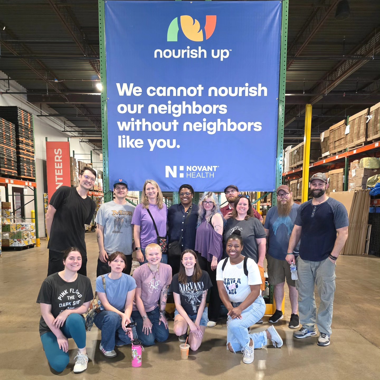 Today our teachers showed up to volunteer and packed 700 boxes of food for @nourishupclt ! Thank you NourishUp for all you do for our neighbors in Charlotte. This is a great place to volunteer for anyone who is looking for a way to give back to the community. ❤️