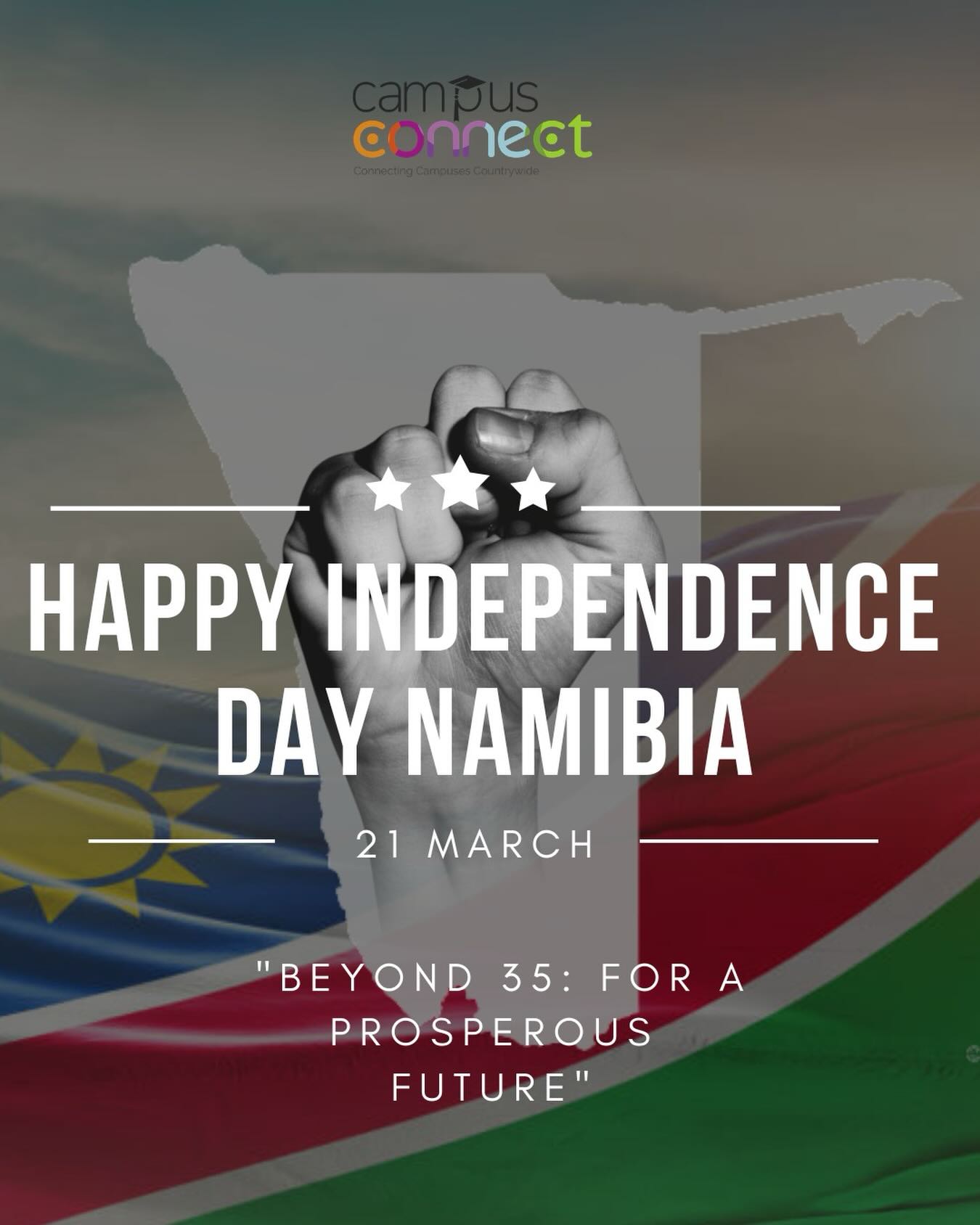 Happy Independence Day, Namibia! 🇳🇦Celebrating 36 years of freedom under the theme “Beyond 35 for a Prosperous Future.”Here’s to our journey, our growth and the future we continue to build together.💙❤️💚
#Namibia36 #IndependenceDay #CampusConnect #ProudlyNamibian”