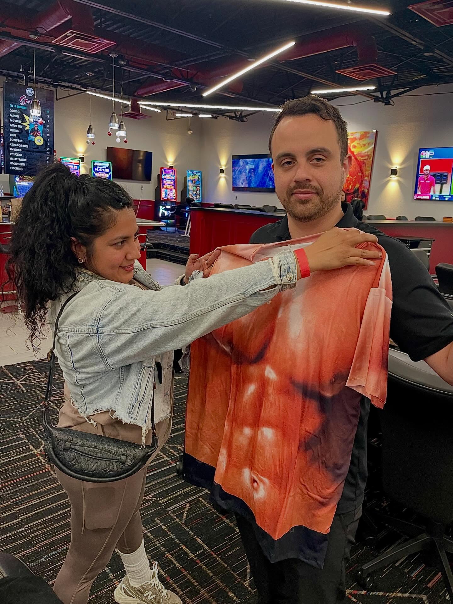Robbie looking enthusiastic about his uniform for Ladies’ Night with Mari. 😂
Tune in on YouTube @PHSocialDallas at 8pm to watch the ladies do battle!
#phsocial #poker #dallaspoker