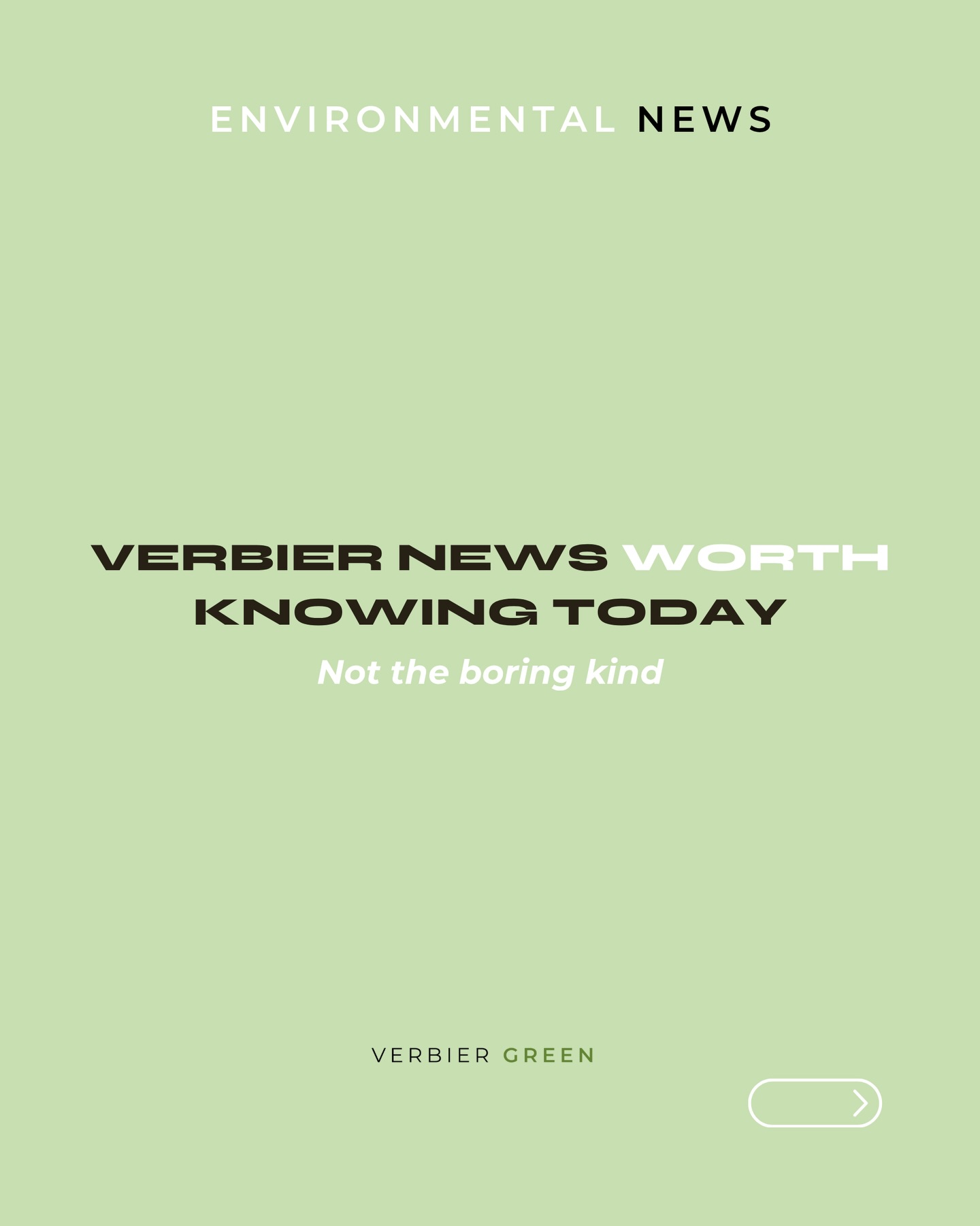 ENVIRONMENTAL NEWS — SWIPE TO READ MORE
News worth knowing today.
Snow remains good at altitude, but mountain conditions are changing and avalanche awareness matters. Food waste, when sorted properly, doesn’t just disappear. Swiss glaciers are melting faster than expected. And even the digital world has a footprint.
(Swipe to find out more).
Sources:
SLF Avalanche Bulletin / White Risk
MeteoSwiss
Swiss Federal Office for the Environment (FOEN)
GLAMOS (Swiss Glacier Monitoring Network)
UNEP (United Nations Environment Programme)
Infomaniak Sustainability Reports