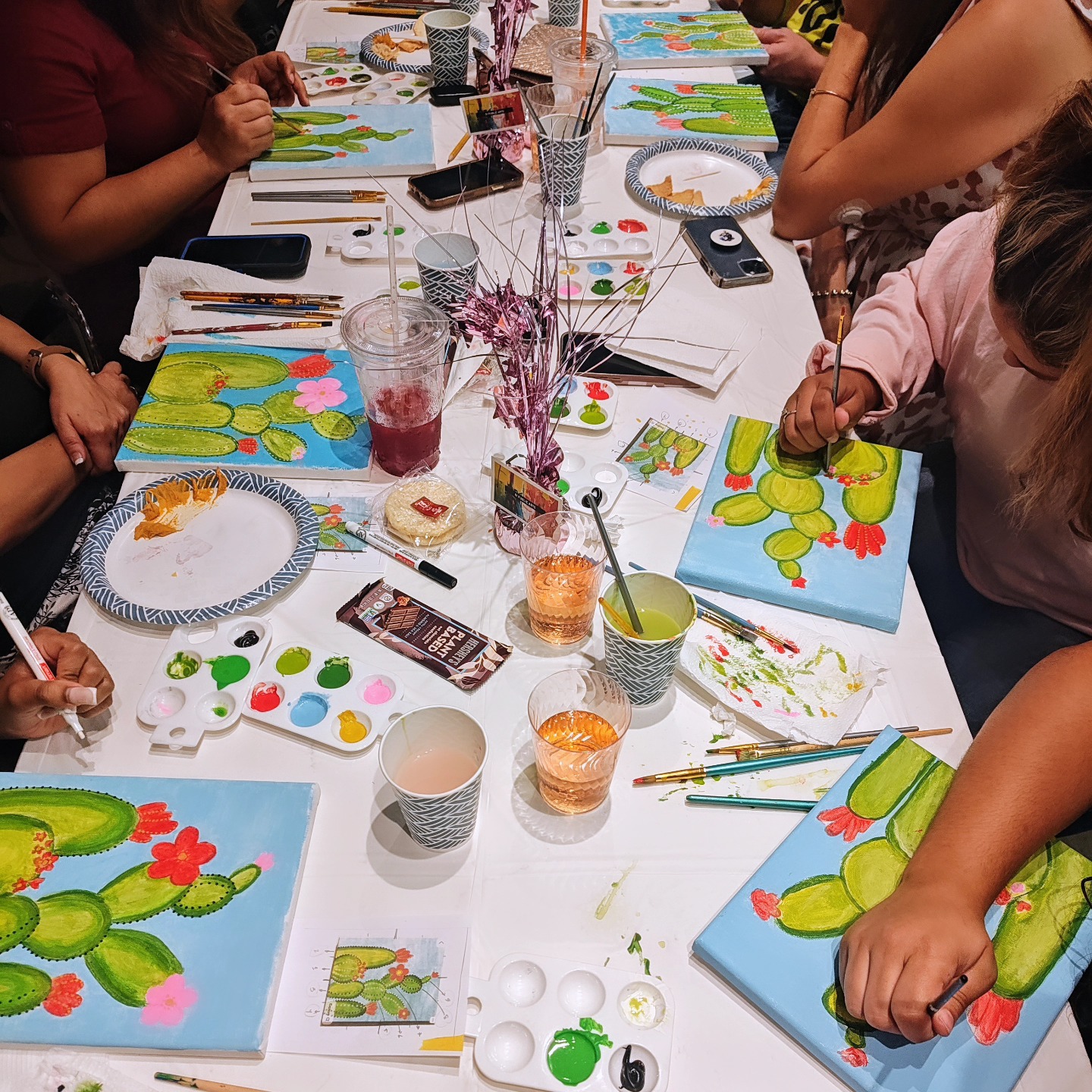 ๐จโจ Blooming cacti, good wine, and even better company.๐ต๐ท๐
Big thanks to everyone who joined our Sip & Paint last night at Cafecito Barโyou all made it such a fun + creative evening! ๐
@mariadominguez4402
@cafecitobar23
#SipAndPaint #ImperialValleyArts #BrawleyVibes #CactusPaintNight #BrawleyCA #CafecitoBar #ImperialValleyPublicArts #CommunityCreativity #DesertBloomArt #PaintNightFun #ArtAndWine #CreativeImperialValley #CactusArtLove