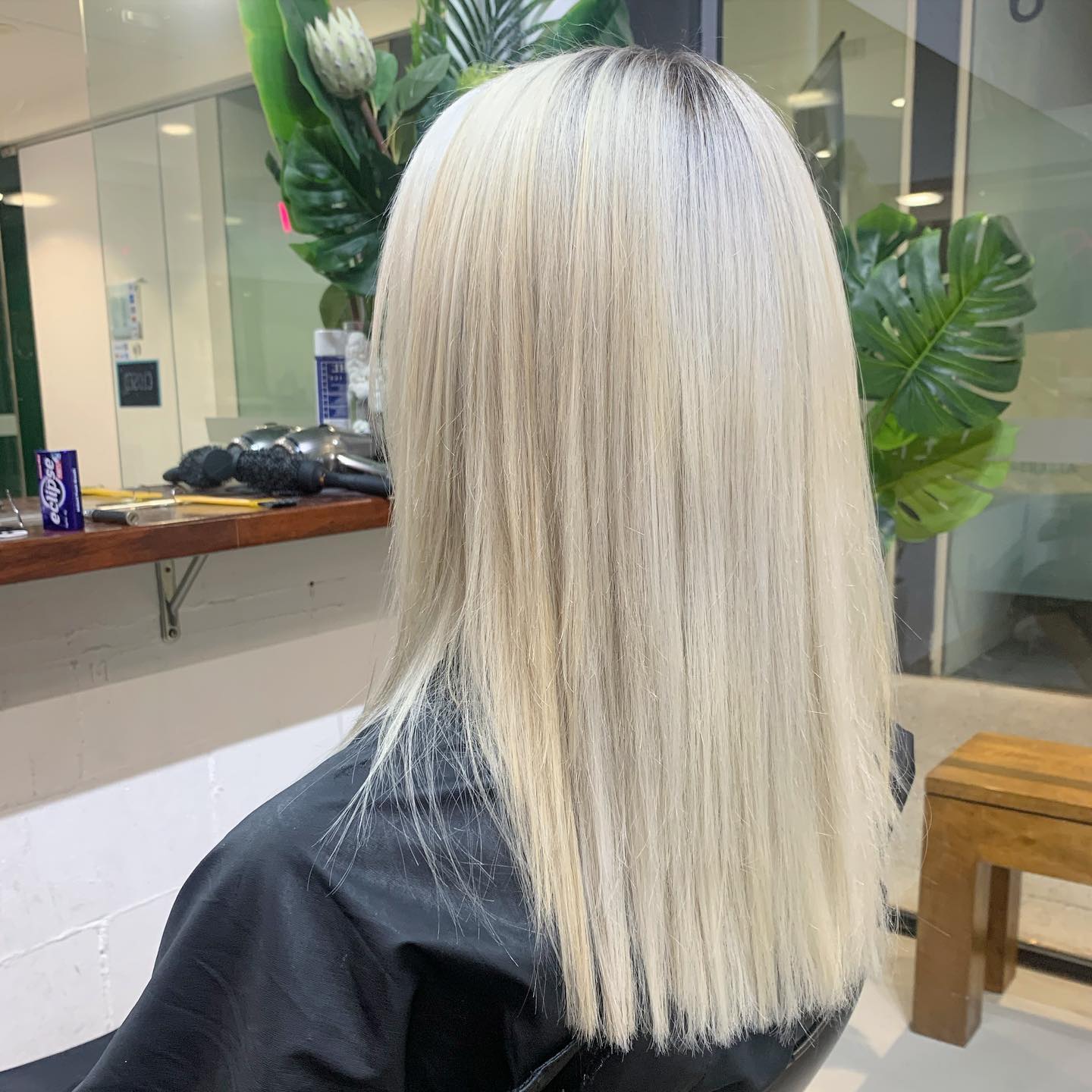 Creamy platinum in one hit✨ 7 hours in the chair and this was it! Back to back foil with root shadow @katemcquitty @nkarkowski using @goldwellaus
#creamyblonde #platinum #rootshadow #pottspointsalon #blonde