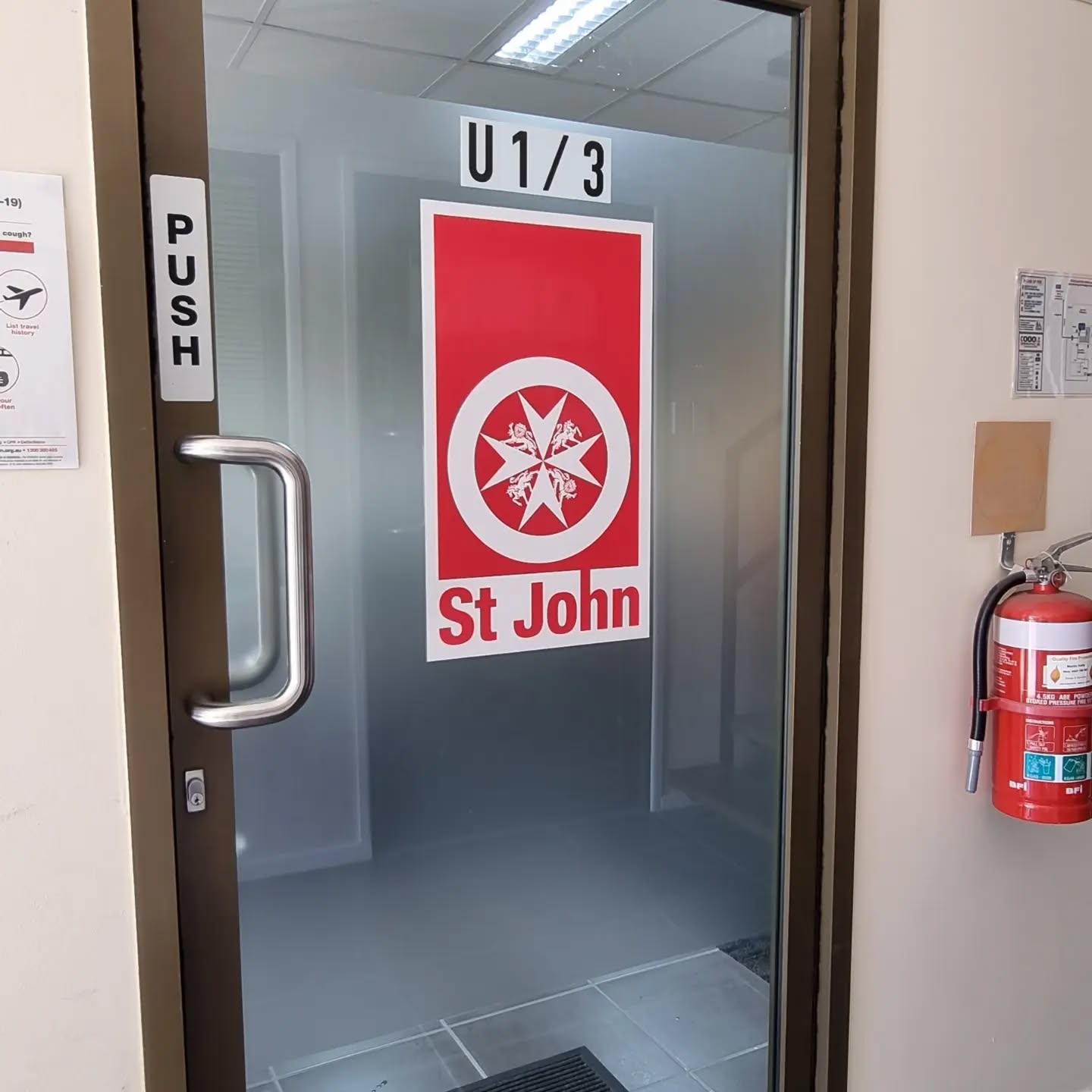 Been so busy, about time i get back to some social media, St Johns Ambulance Banyo September last year, prints, etch, 1 way vision and a few car park stencils. #stjohnambulance #tradequalified #hcsigns