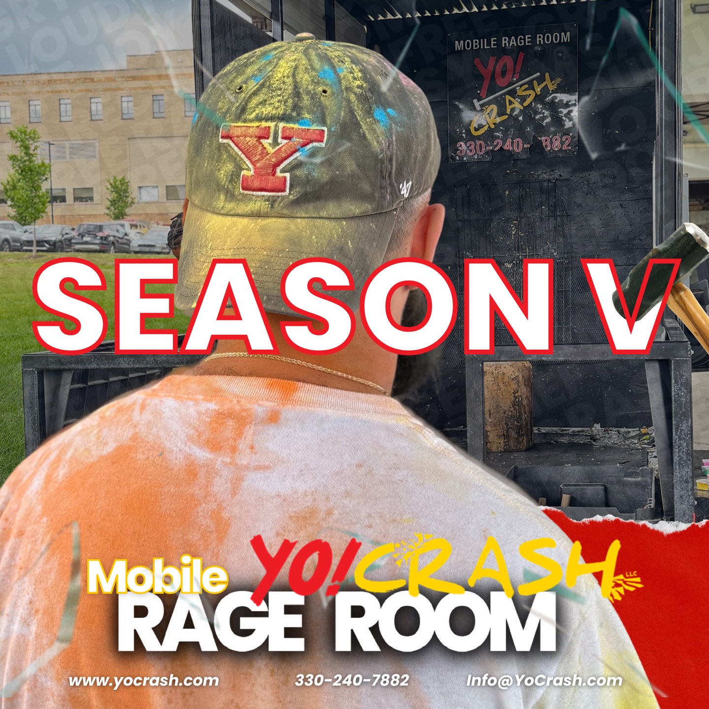 ☄️ The meteor officially dropped, and so has Yo! Crash!
We are two weeks away from launching our 5th Season as the Midwest’s first mobile rage room! We’ve spent 7 years in business and 5 on the road proving that you don’t need to go to space to see an “impact.” This year, we’re celebrating all the homes, offices, classrooms, and conferences that let us pull up and help them smash through the stress.
To celebrate our “Mobile-versary,” we’re highlighting events from the last 5 years all season long. If you see yourself or your team in our posts, drop a “Hello!” in the comments!
💥 THE GIVEAWAY 💥
We want to see you wear the Rage. We’re giving away hoodies from EACH collection (including Youngstown Over Everybody!).
To Enter:
1. Share any Yo! Crash post to your story or feed. (Tag us so we can see you!)
2. Comment below with which hoodie you want (Youngstown Over Everybody, The Logo Collection, or Define Us Collection!).
3. Follow us so we can tag you when you win!
We are so excited to see your furious (and then relieved) faces for Season 5!
Remember, it’s okay to be mad... especially when we bring the sledgehammers to your front door. 🔨✨
#YoCrashSeason5 #MobileRageRoom #YoungstownOverEverybody #ImpactZone #StressRelief FiveYearsMobile