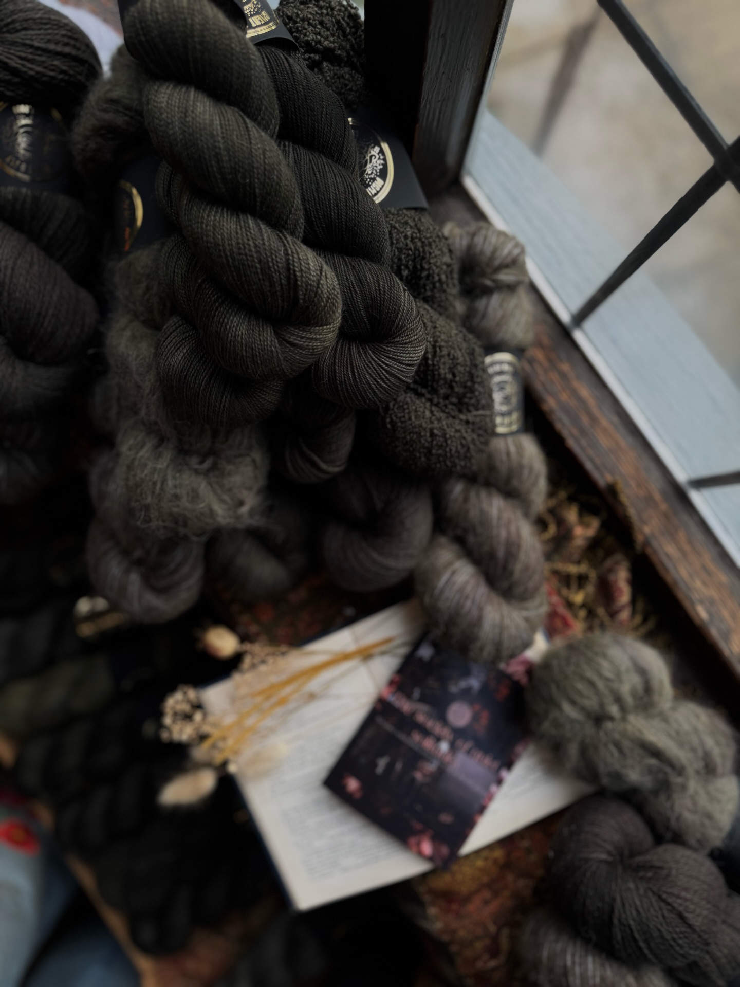 Because sometimes you just want to be left alone 🖤
I can’t believe today’s the day! Coming at 9pm tonight and open all week- with a 10-12 week turn around!
Shown on bases:
1. All bases
2. NSW bases
3. SWM DK
4. Boucle DK
5. 75/25 Sock
6. Corriedale Woolen Sport
7. Alpaca cotton dk
8. Alpaca cashmere silk
9. Suri silk lace
10. Suri silk dk