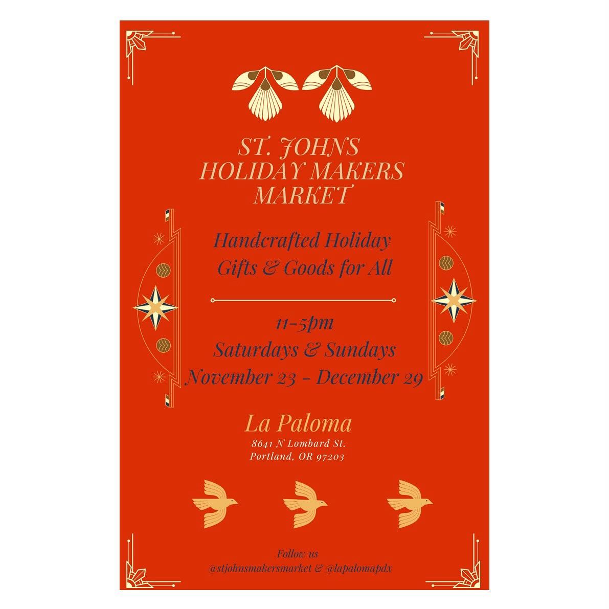 🎄This Saturday🎄
We’ll be at the @stjohnsmakersmarket cutting some cute bangs-and probably doing a little shopping amongst all the awesome vendors!
Come hang out and get some bangs, we’ll also be raffling off some goodies🎁 We’ll be there 11-5✂️