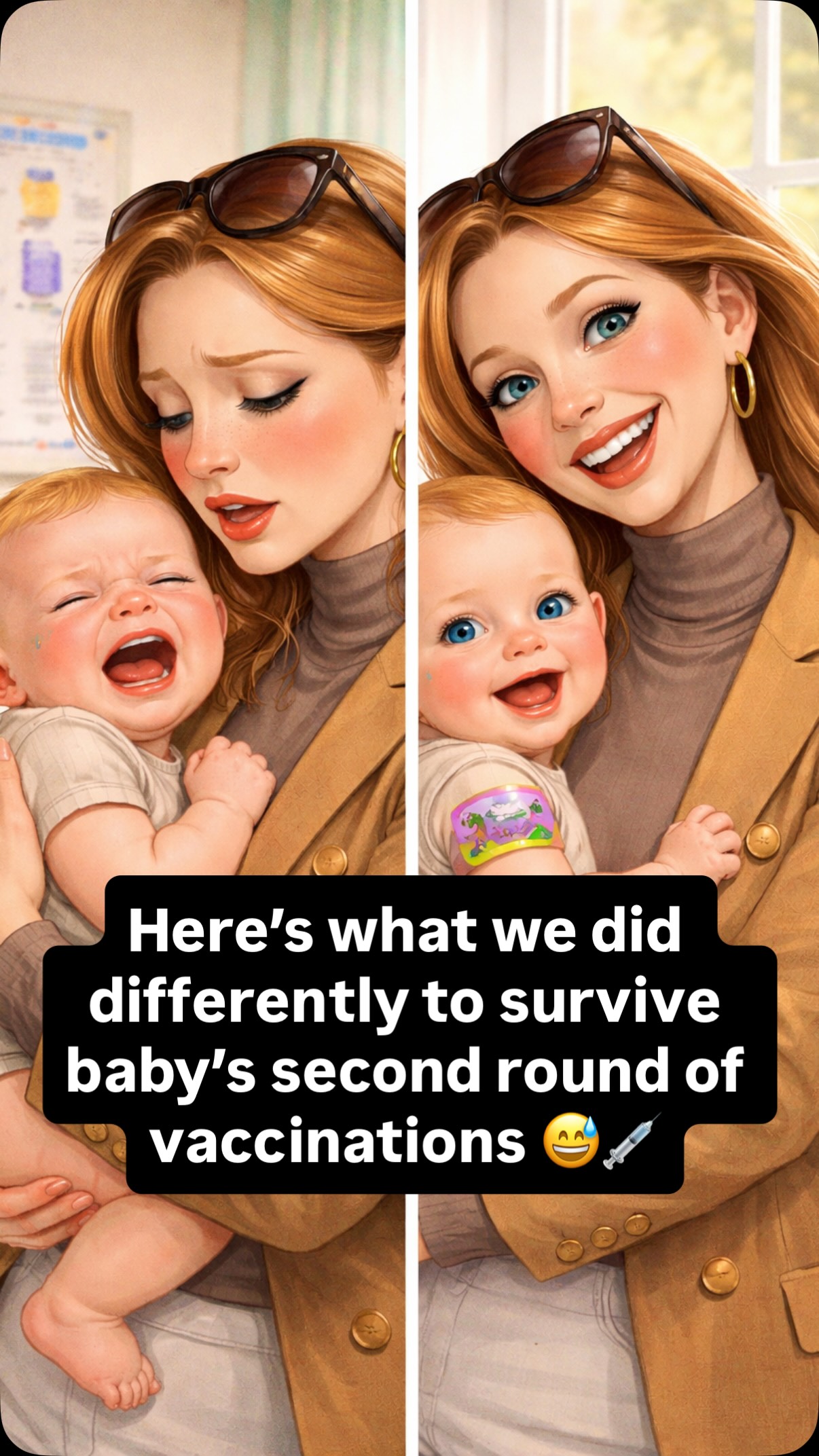 Here’s what we did differently to survive baby’s second round of vaccinations 😅💉
#MomLife #themommaera #RealParenting #VaccinationDay #secondround