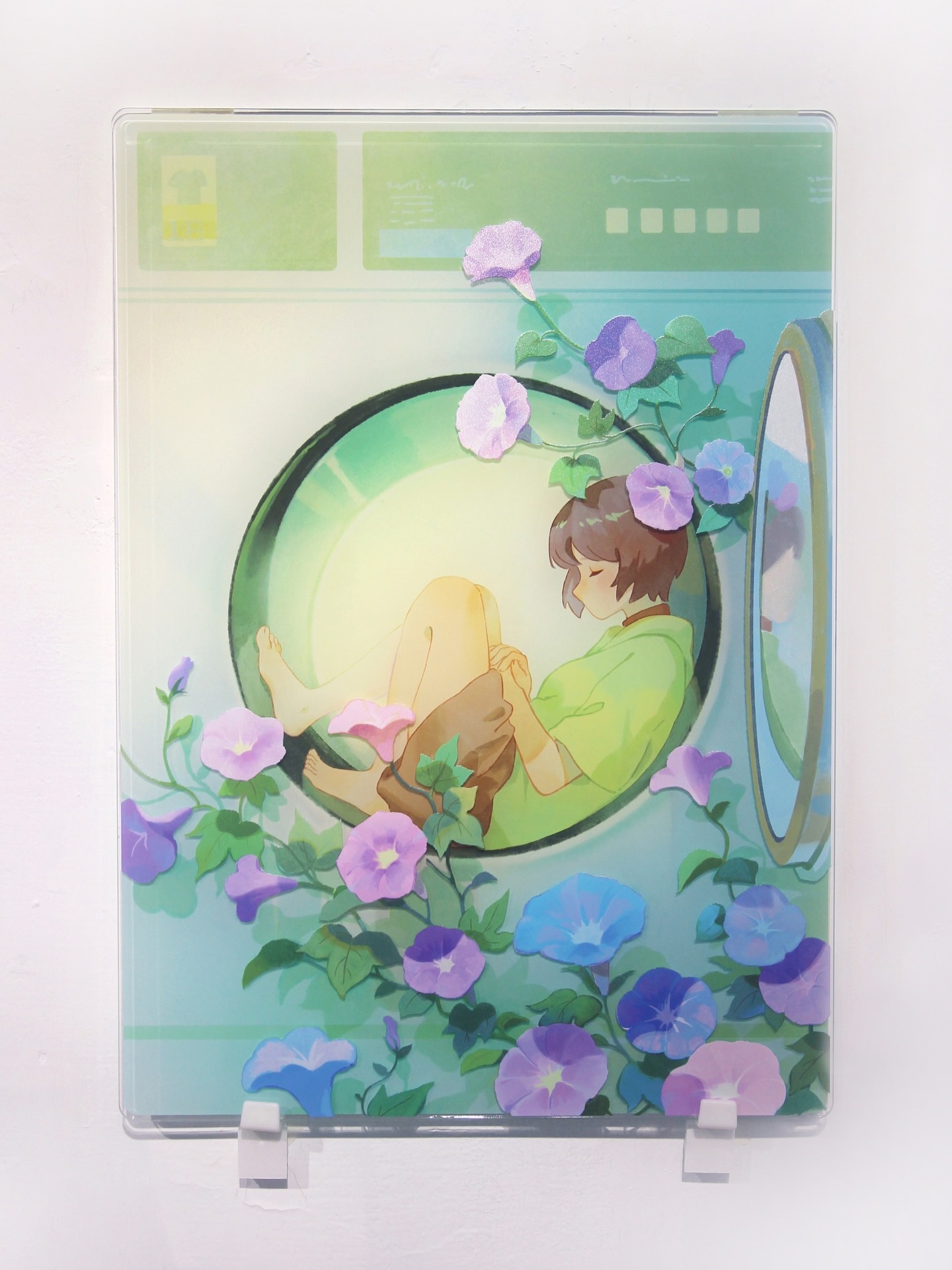 —
𓆸⊹¨ Artwork Introduction ⊹¨𓍯
我陷入在那樣的想法裡,久久無法脫離,
在洗衣機裡反覆沖洗著,不論怎麼洗,
好像還是沒有改變。
作品名稱:困境
創作媒材:電腦繪圖/壓克力
尺寸:29.7×42×0.5cm
製作年份:2025
𓍯 藝 術 家 介 紹
Yunzhen Ho 何畇蓁
@yunzhen_ho
插畫風格療癒且細膩,擅長處理光線與風景,透過想像與現實的結合,創造一個熟悉 又夢幻的世界。
—
𓆸⊹¨Room:Yunzhen Ho 何畇蓁創作個展 ⊹¨𓍯
𓍯 展 覽 時 間
3/07 (Sat.) – 3/29 (Sun.)
13:00~21:00
禮拜一、禮拜二公休
𓍯 藝 術 家 駐 店
3/28 (Sat.) 14:00 ~ 18:00
3/29 (Sun.) 14:00 ~ 18:00
#Room創作個展 #何畇蓁 #YunzhenHo #台南展覽 #sixpencegallery