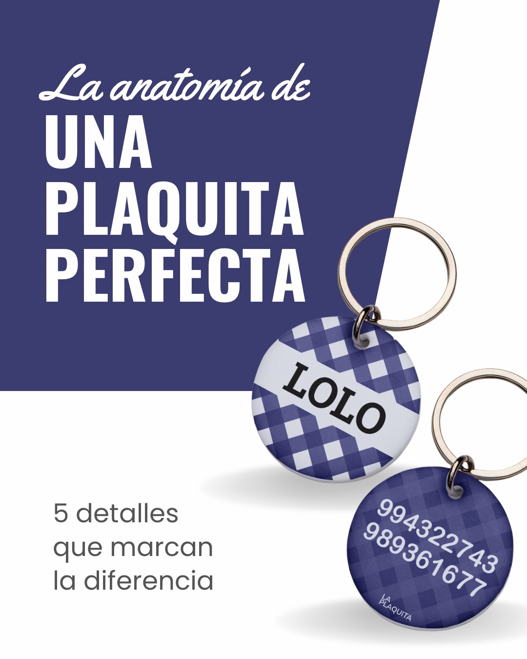 Una buena plaquita puede marcar la diferencia
entre perder a tu mascota o encontrarla rápido.
Estas son algunas cosas que no pueden faltar 👆🏻
Porque cuando se trata de seguridad, cada detalle importa 🧡