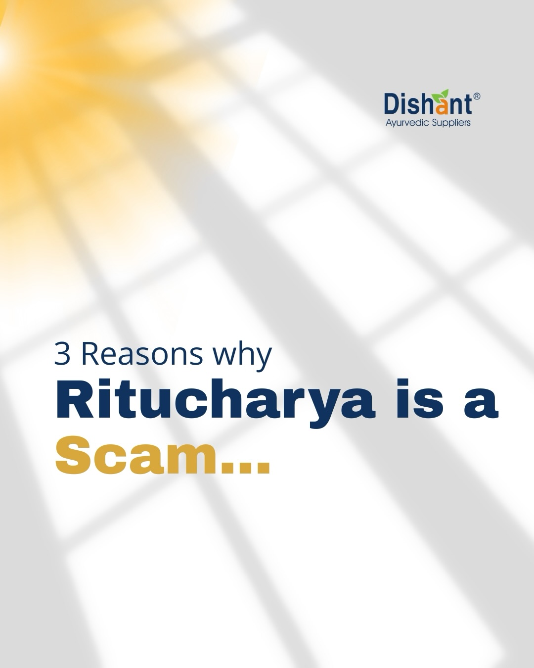 Ritucharya is a scam… obviously 🙃
Because who has time to change their lifestyle every season?
Or eat what’s actually growing around you?
Or believe that your body changes with the weather?
I mean… we have supermarkets now.
Convenience > common sense, right?
(Or maybe not.)
If you’re ready to question it, congratulations you’re ready to change for better!
#ritucharya #ayurveda