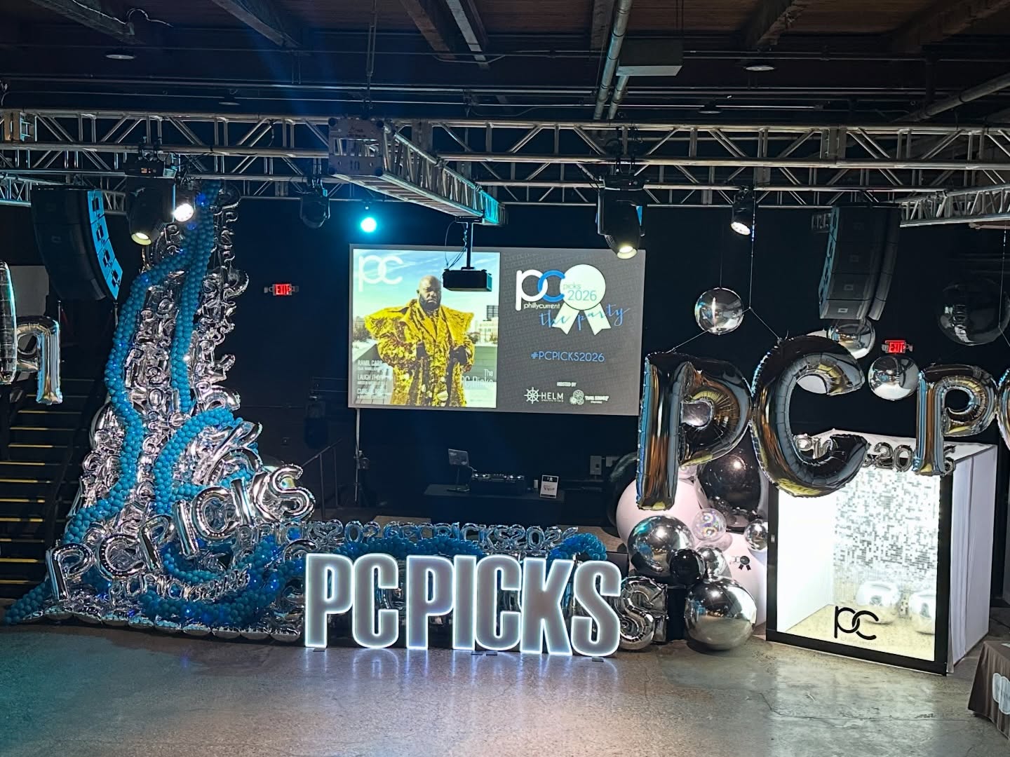 Every once in a while, you land a project that truly changes everything—and for me, that moment came 4 years ago.
I met an incredible person who took a chance on me, featured my work in his magazine, and helped open doors that shaped Moments By Max into what it is today. Since then, we’ve had the honor of supporting his annual Philly Current Picks Party—celebrating some of the most talented creatives in Philly and beyond.
Fast forward to this year… we created something different. Something bold. Something I’m proud to call art.
For the 2026 Annual Picks Party, we designed our LARGEST foil installation to date—a statement piece living somewhere between a wall and a garland. And when I say massive, I mean:
✨ 200+ foil letter balloons spelling “PC PICKS” in varying sizes
✨ 100+ foil square balloons
✨ 3,000+ 5” latex balloons built into multiple 20’ illuminated mini garlands
✨ LED marquees, oversized shiny orbs, and our NEW large-scale magazine photobooth
An absolute showstopper.
None of this happens without the people behind it—huge shoutout to my incredible team at Moments By Max (Abby & Steve) and our talented balloon colleague Brian. This one meant a lot.
Behind-the-scenes of this build (and the full event) coming soon… trust me, you’re going to want to see this one 👀
.
.
.
#phillyballoons #phillyinfluencer #balloondecoration #balloonstylist #balloonsculpture