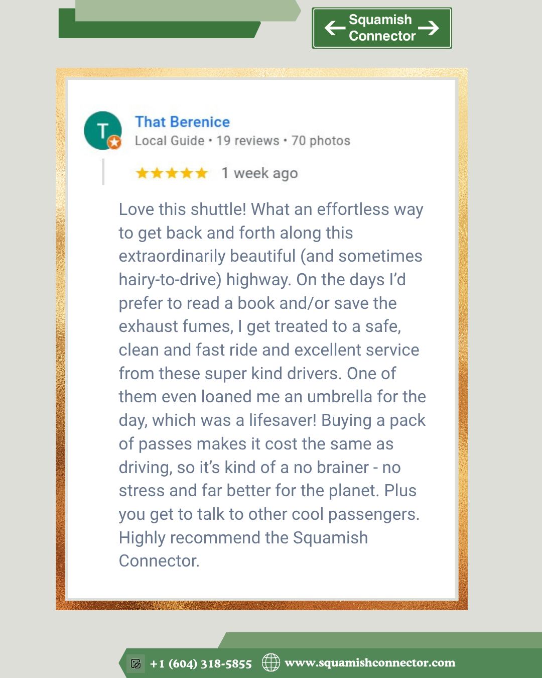 Our guests keep us going! We appreciate each and every one of you! 🤝
#seatoskyhighway #seatoskycorridor #squamishshuttle #adventureshuttle