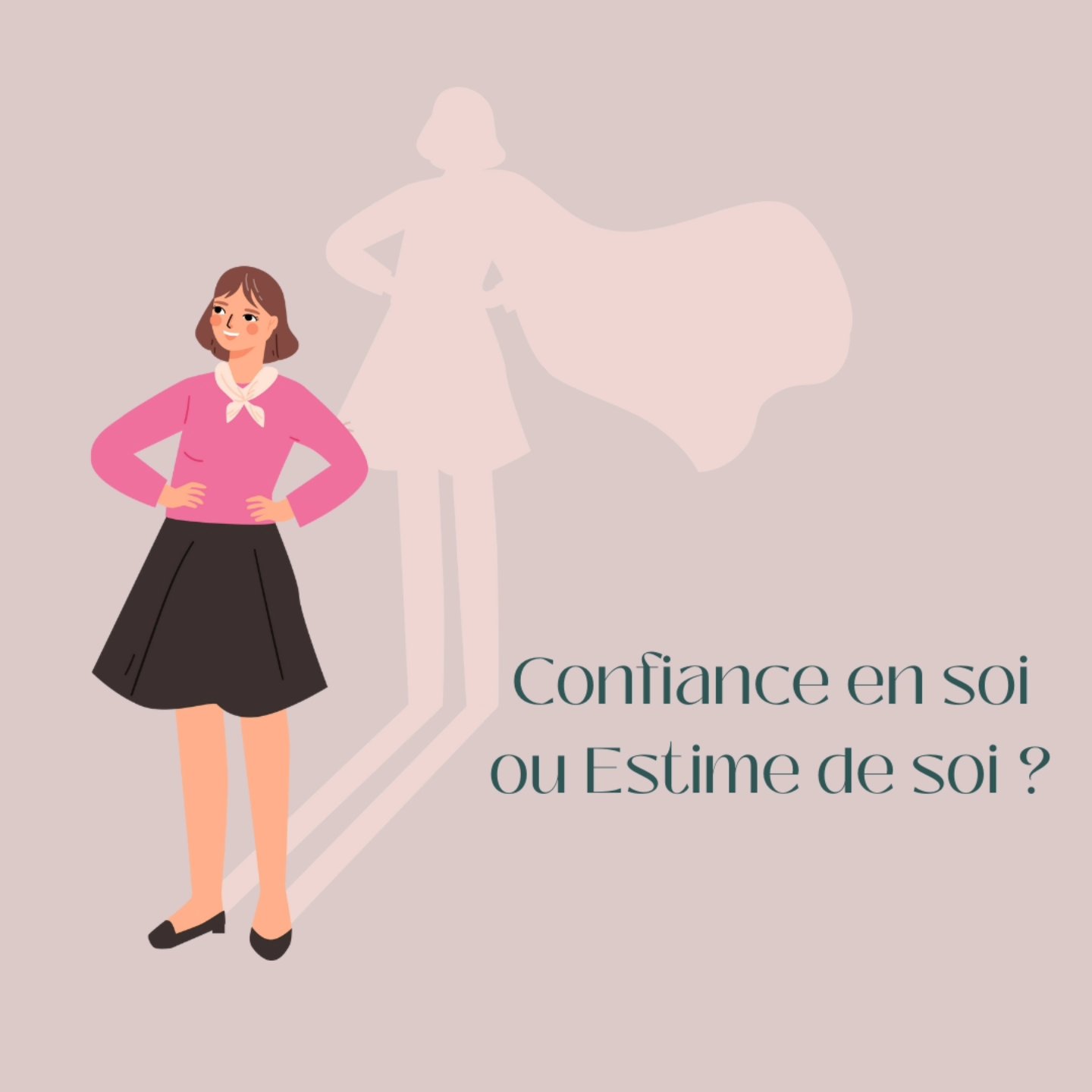 "La confiance en soi est ce que nous faisons, l'estime de soi est ce que nous sommes."
L'une est la croyance en ses compétences et talents, l'autre est un jugement subjectif de ses propres valeurs.
Les 2 concepts sont différents mais peuvent être liés : avoir une bonne estime de soi favorise la confiance en soi, car se sentir digne renforce la conviction d'agir efficacement.