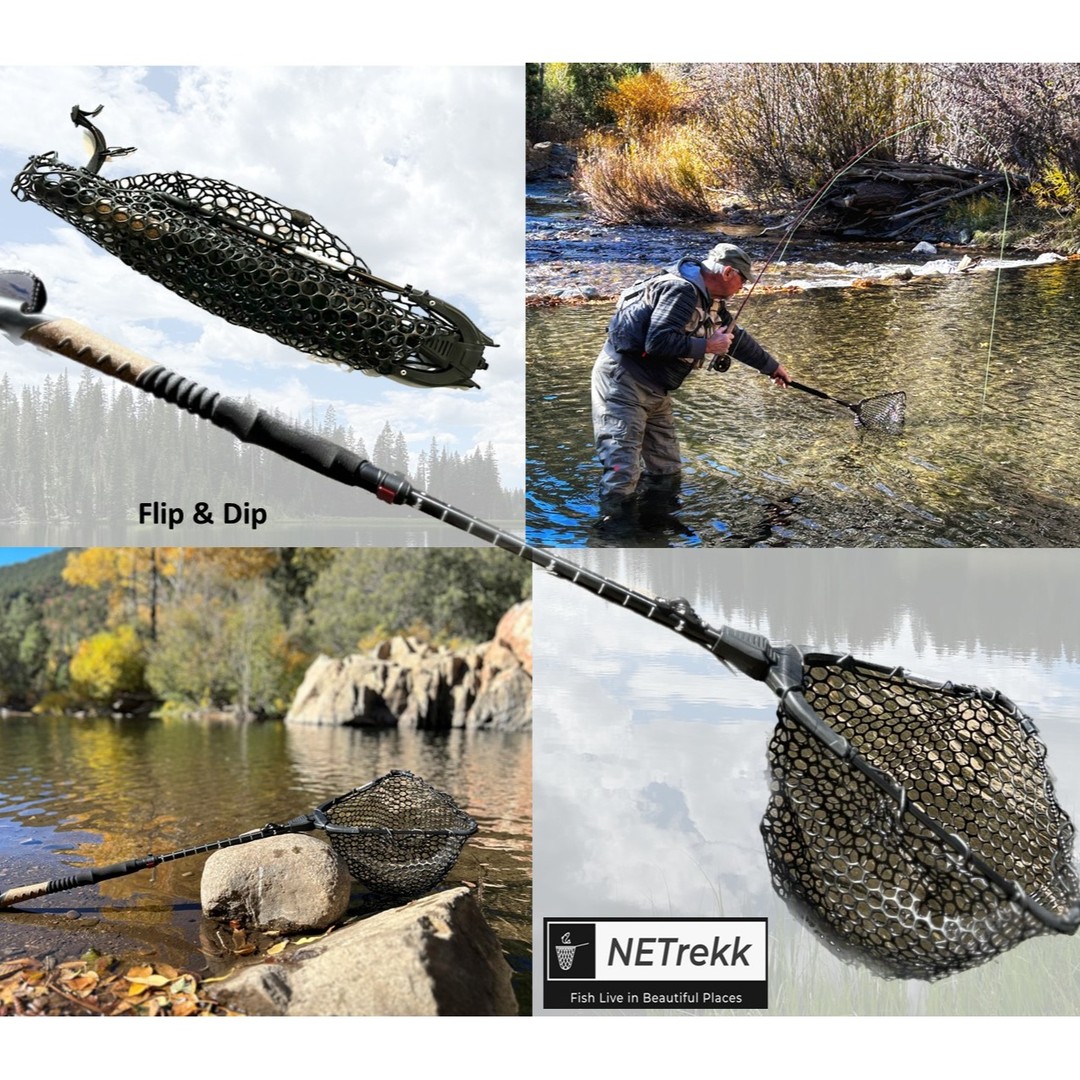 Introducing the latest innovation from NETrekk. The Flip & Dip Series
Get your NETrekk on in time for those Spring Adventures.
Ranked the most Innovative Nets of 2024 for your Safe & Sustainable Adventures.
Perfect for Kayakers, Waders, Drifters, Floaters, Backpackers and Hikers.
Nothin but NETS for every Angler, Every Style and Every Budget