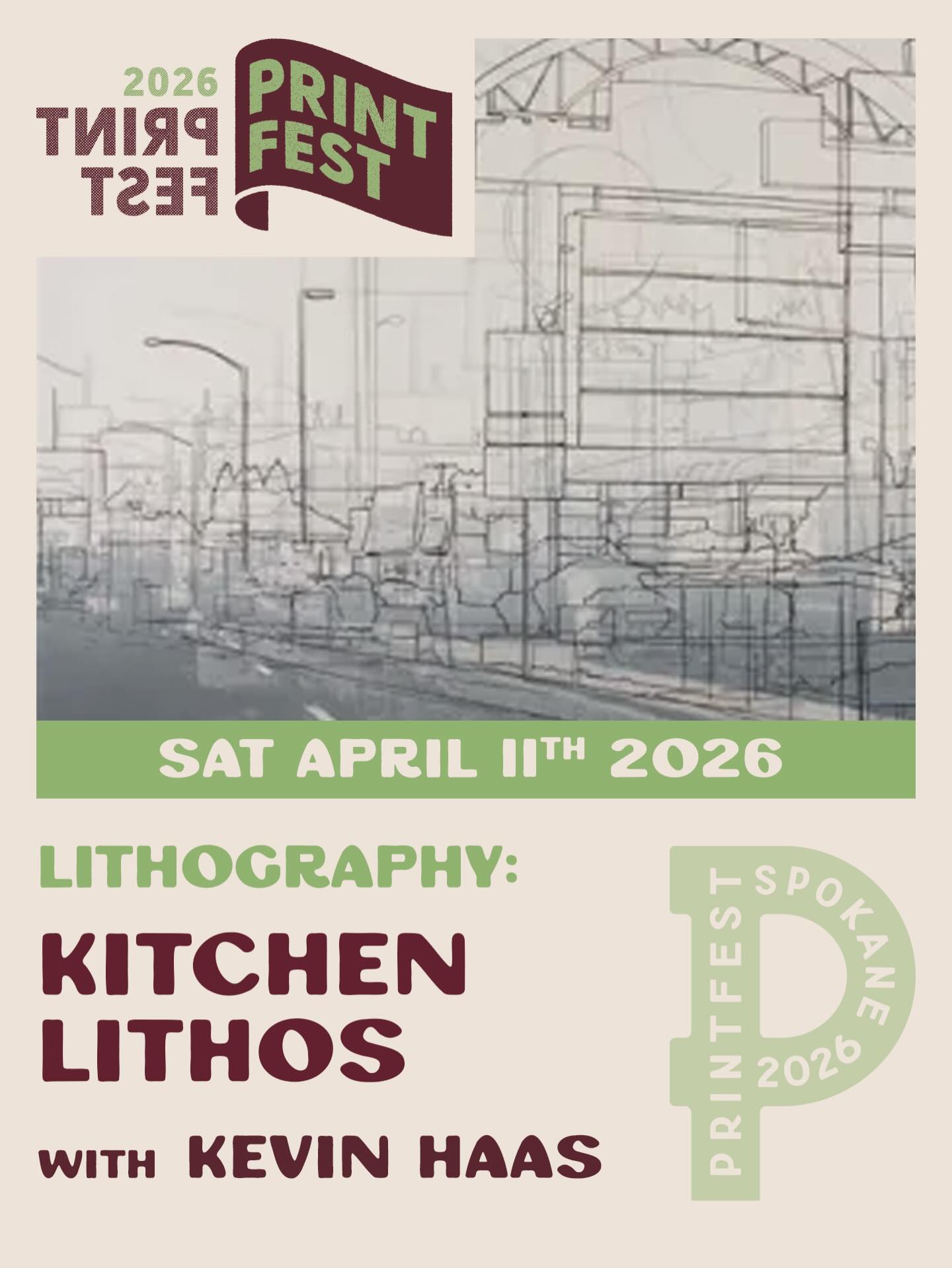 Learn kitchen lithography April 11th 10am-1pm @spokane_print w/ professor Kevin Haas @printmakingkev
Join us for this special Print Fest 2026 event! @spokane.print.fest
You will learn:
Image transferring
Plate preparation for printing
chemical process for image reveal
roofing of the plate
tickets in bio
https://www.eventbrite.com/o/20076341488
#sppc #print #litho