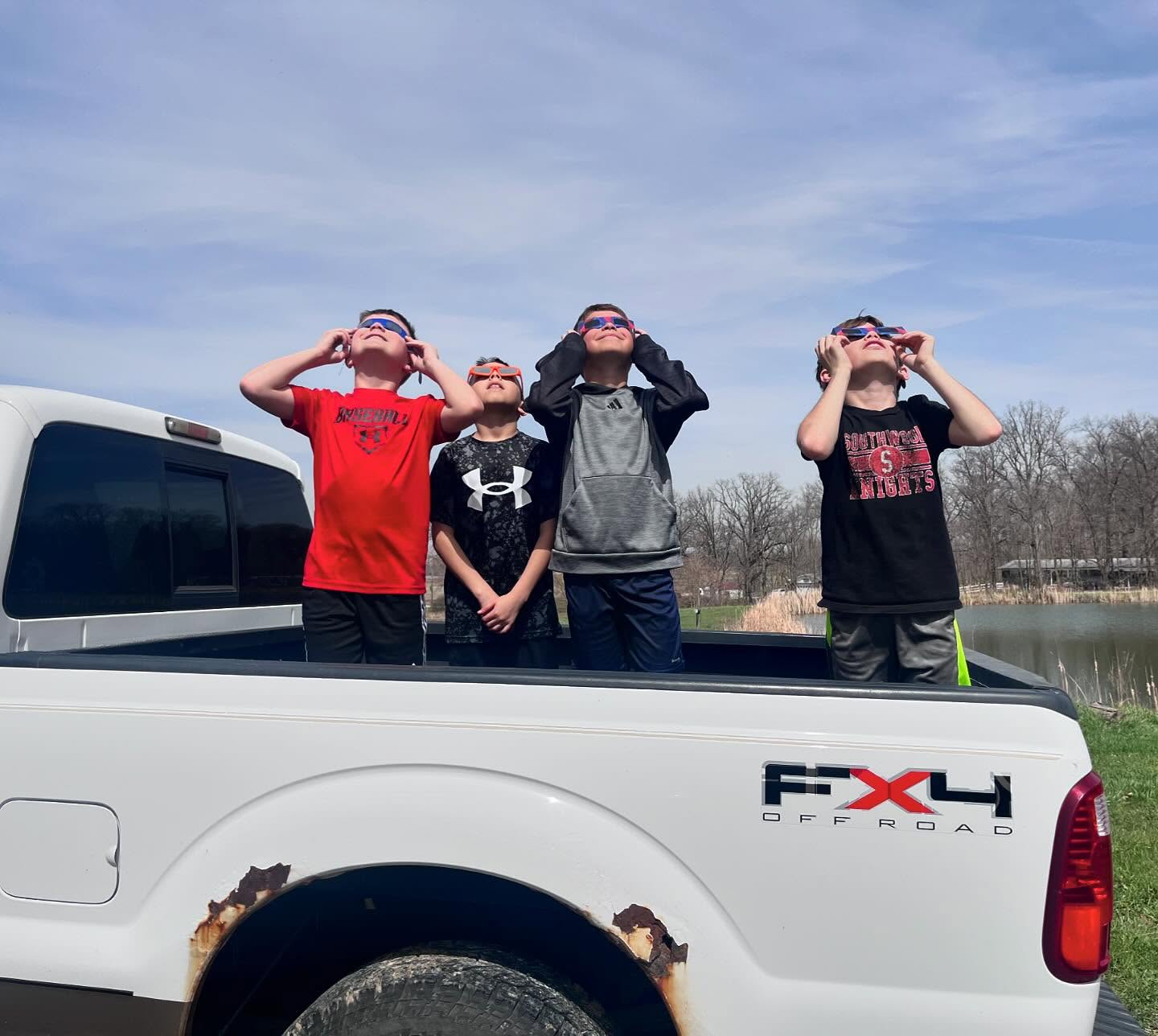 Our farm was one of the few spots in our county to be in 💯 totality, so we made it a party!
The chicks seemed traumatized afterwards… but that might have had more to do with the slew of children eager to hold them than the effects of the eclipse. 🌘🐥