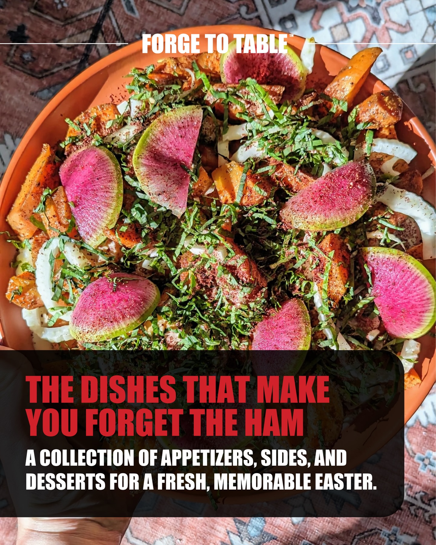 Not sure what to make for your Easter spread this year?
Planning a menu for family and friends can feel like a lot, so we pulled together a collection of bright, spring-ready recipes to help. Think cozy favorites with a fresh, colorful twist. Perfect for brunch, dinner, or anything in between.
Give them a try and let us know what you think. You can find all the recipes on the Forge To Table website!!!