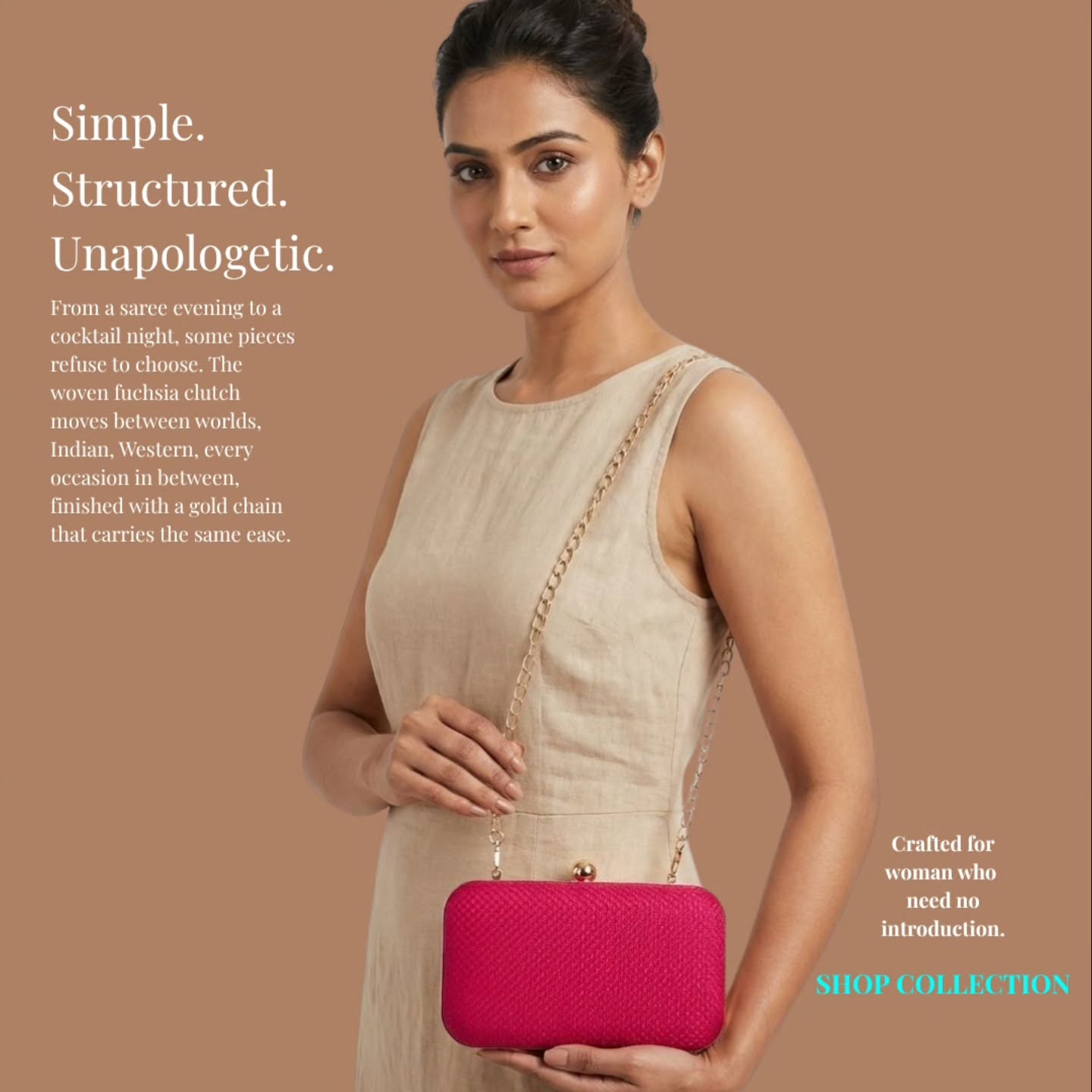 One clutch. Two worlds. No compromises.
From festive evenings in silk to cocktail nights in black — the woven fuchsia clutch was made to move with you. Swipe to see how far one piece can take you.
→
DM for prints
Shipping Pan India
For more products visit website www.wearetohfa.in
#LuxuryAccessories #ClutchOfTheDay #IndianFashion #FestiveFashion #WesternWear StatementBag FuchsiaFashion EveningBag OccasionWear NewCollection