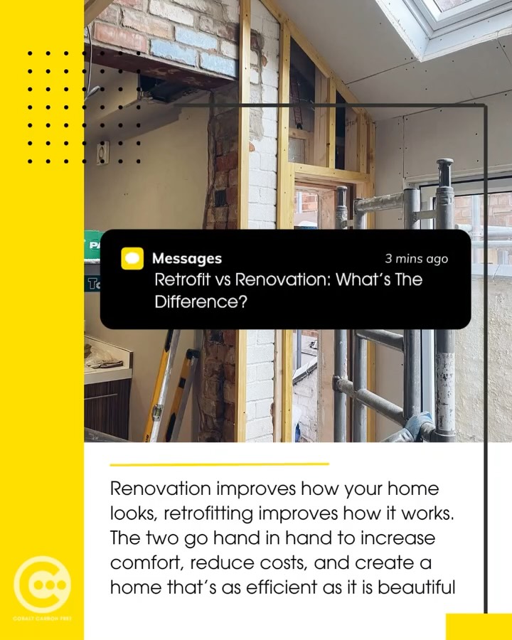 We talk about "retrofit" a lot - but what does it actually mean?
While renovation focuses on looks, retrofit improves how your home works - through energy efficiency, smart tech, and renewables. Together, they create a home that’s cosy, efficient, and future-ready.
Renovating a property without insulation? That’s just papering over the cracks. With the right retrofit prep, your renovations are protected from damp, mould, and damage, giving you a home that truly works for you 💛
#insulationexperts #homeretrofit #homesfitforthefuture #homeinnovation #homeecolution