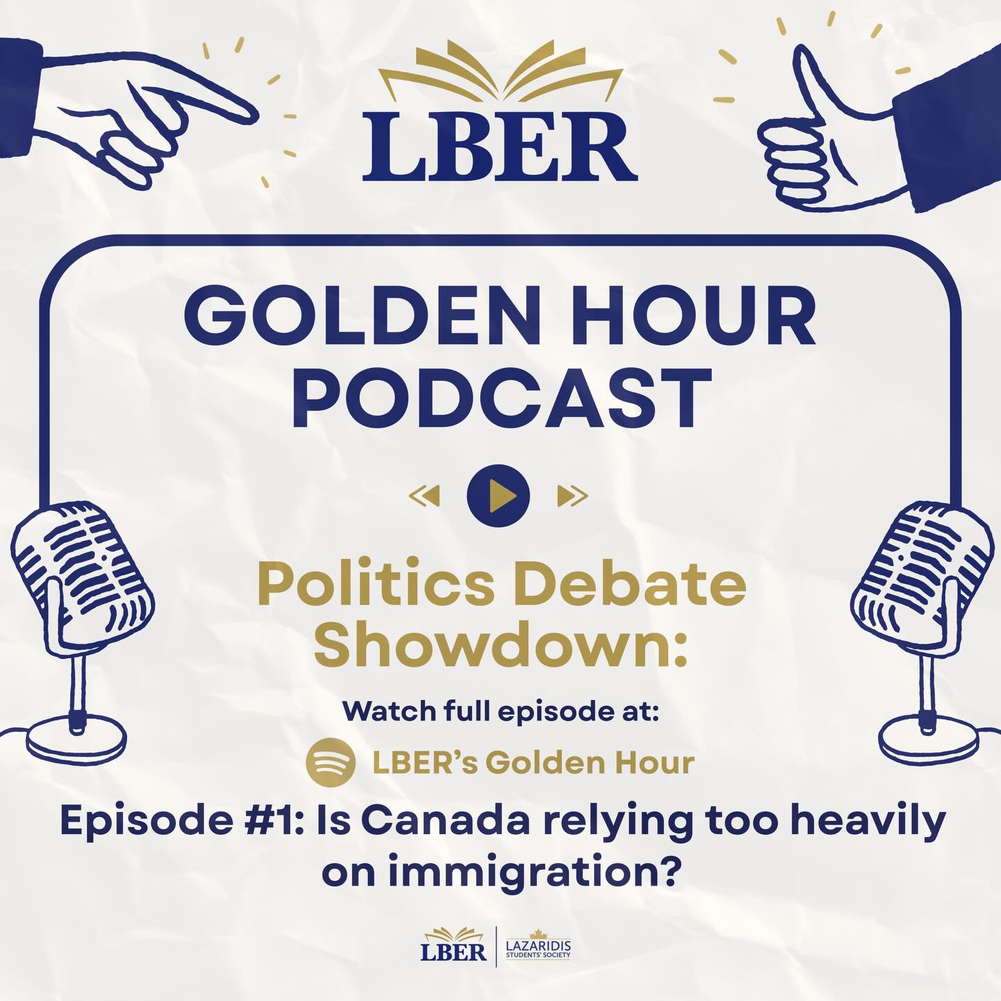 Watch Episode 1 of this yearβs LBER Golden Hour podcast on Spotify centered around the topic of Canadas economic reliance on immigration π¨π¦π