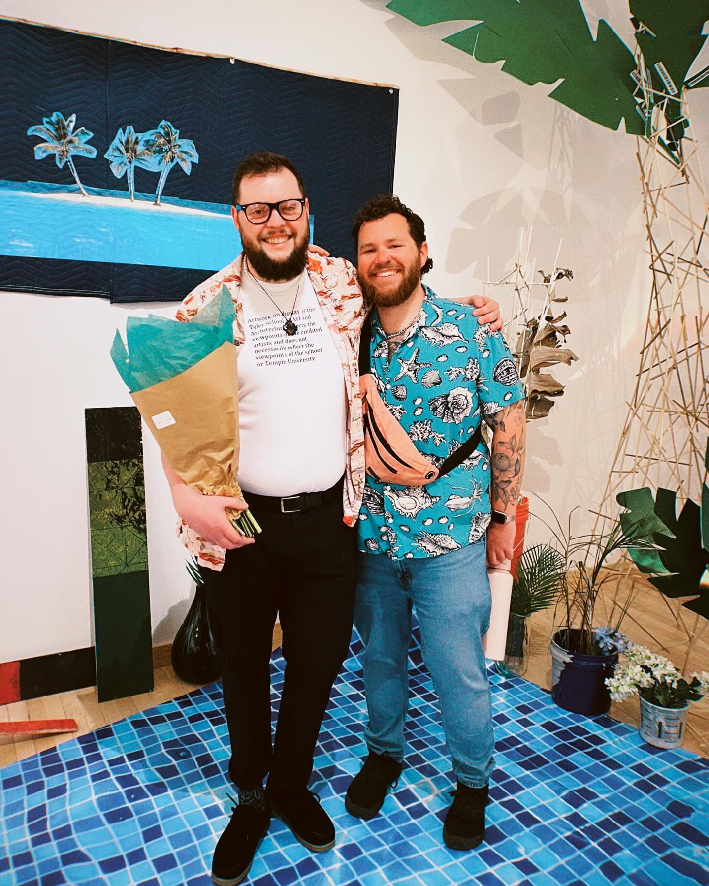 My partner had his thesis show!! I could not be more proud of him and his entire cohort. A huge congratulations is in order for each and every one of them. Also a big thank you to all of our friends who made the trip to Philly to see it!
