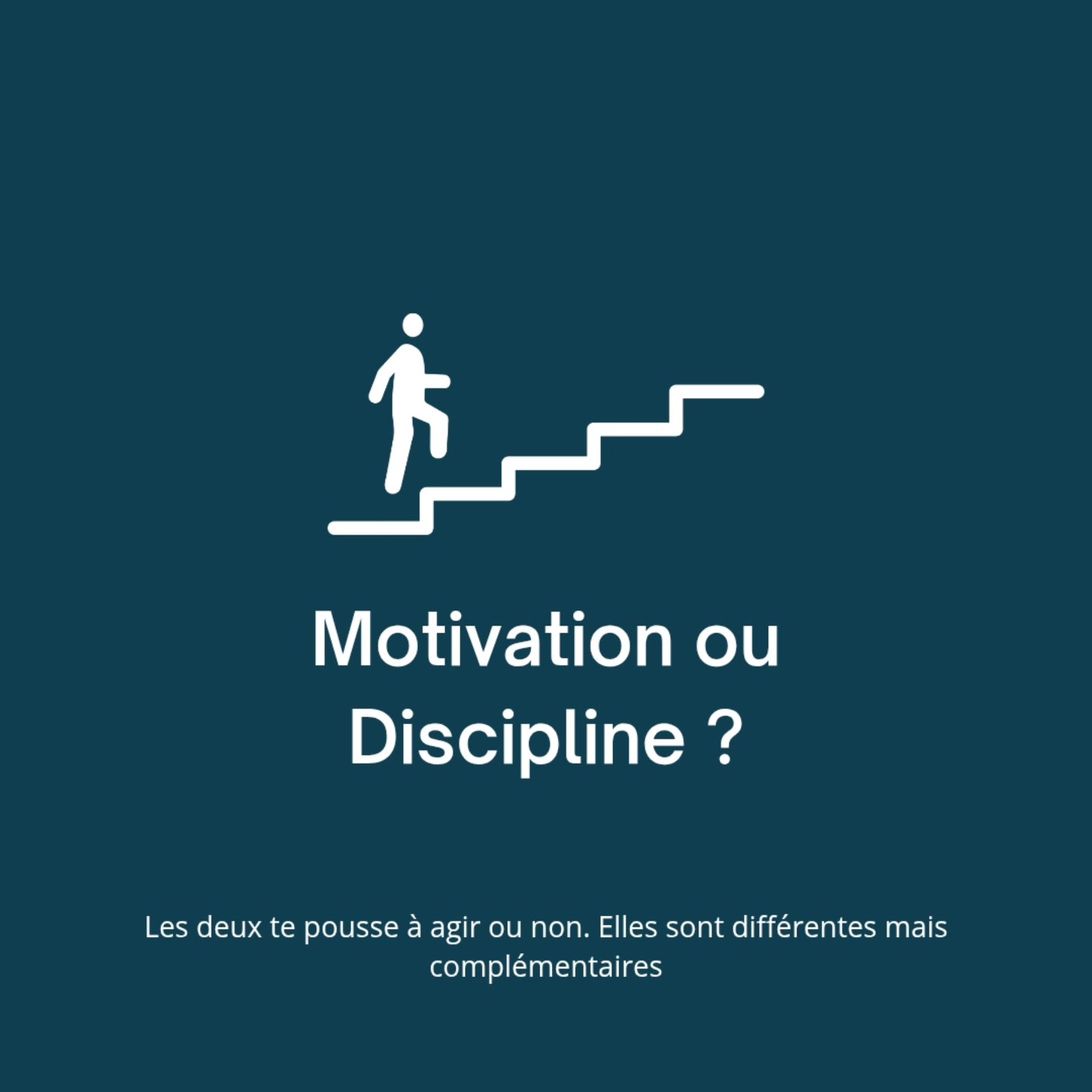 🗣 "Comment tu fais pour être toujours motivé à courir tous les jours ?!"
Nous ne sommes pas motivé tous les jours. La motivation est dépendante de facteurs internes et externes. Elle est instable et fluctuante.
Si nous courrons tous les jours, c'est que nous disciplinés. En effet, s'imposer une routine/une habitude, c'est la faire même lorsque que nous ne sommes pas motivé.
Être discipliné peut aider à maintenir une motivation sur le long terme. Alors qu'être motivé n'aide pas à être discipliné.
C'est ce que nous nous imposons peu importe la motivation qui fait que nous sommes discipliné.
#motivation #discipline #mental #coach #performance