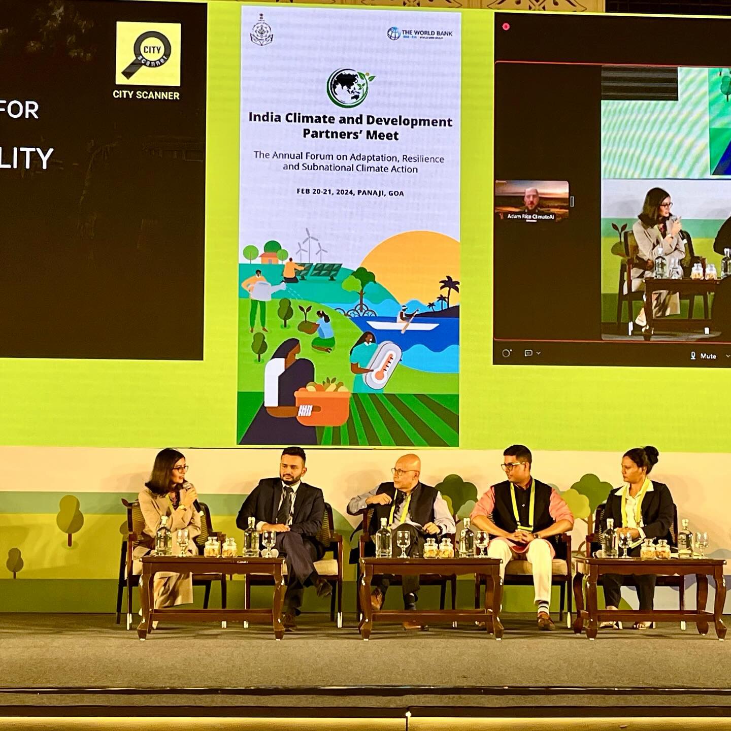Last week, City Scanner founder, Parul Sharma was a panelist at the India Climate and Development Partners Meet co-hosted by the @worldbank and the Government of Goa @goacmo in Panaji, Goa. 🌱🌿
Here’s what she had to say:
—————————-
“In my near-15 year journey in the built environment, I have witnessed a tremendous shift in the collective notion of #sustainability from a nice-to-have to a must-have. It was a privilege to see this critical role in action at the India Climate and Development Partners Meet.
Speaking at the #TechforGood: Transformative Climate Tech Solutions in India and South Asia session, my co-panelists Harsh Nisar, Ankita Garg, Samrat Banerjee, Maya Chandrasekharan and Adam Rice and I discussed #decarbonising #transport (India’s 3rd largest #GHG emitting sector from energy) and the tremendous potential of #activetransportation (#walking, #cycling, etc) in achieving this; decentralised, #lowtech #data opportunities in data deserts; the challenges and opportunities of an #innovationecosystem for #urbantech #startups; and the value of and needing a tabula rasa on what ‘liveability’ means to us.
City Scanner is working to improve the navigation experiences of #pedestrians and #cyclists, and facilitating wider adoption of active transportation in the process. Let’s commit to decarbonising our #cities by ditching cars and walking or cycling for short distances.
Thank you to the organisers of the insightful conference and session, especially Tjark Gall and Pankhuri Sekhon.”
#climateresilience #adaptation #mitigation #climatetech #climatecrisis #sustainabledevelopment #disasterriskreduction #sustainabletransport #mobility #urbanmobility #urbandevelopment