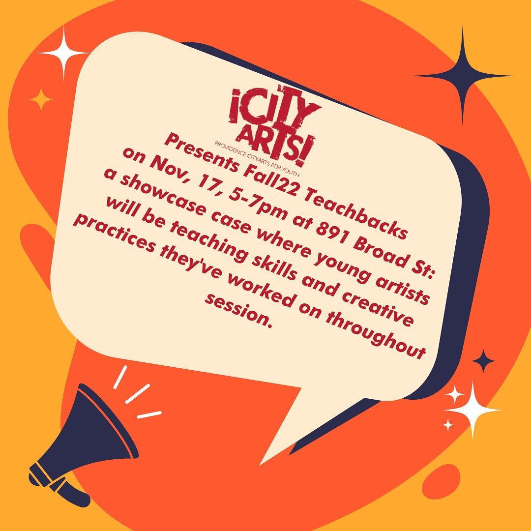 (ง ื▿ ื)ว
¡Half session reminder! Teach backs will be Nov 17 5-7pm after program, friends and families are welcome to engage and experience Cityarts Fall22 assemblage.
—— designed with @canva
¡Recordatorio de media sesión! Las sesiones de enseñanza serán el 17 de noviembre de 5 a 7 p. m. después del programa, amigos y familias son bienvenidos a participar y experimentar el montaje de Cityarts 🍂 🍁 Otoño22 #canva