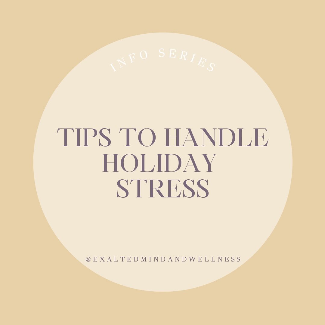 How many of you felt burnt out after many holiday get togethers? 🤚
Check out these tips to help you navigate and conquer holiday stress like a pro. From setting boundaries with family to prioritizing self-care, these strategies are designed to help you find peace amidst the hustle and bustle. ❄️
#holidaystressrelief #exaltedmindandwellness #stresslesslivemore