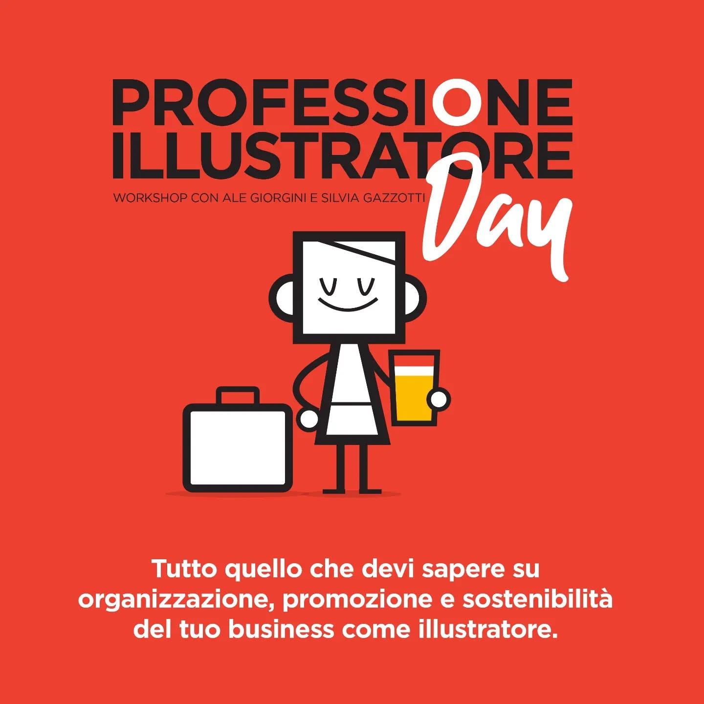 Ci vediamo il 24 maggio?
Sono aperte le iscrizioni a Professione Illustratore DAY, e non vediamo l'ora di rispondere a tutte le vostre domande fuori dai banchi di scuola o da occasioni formali.
🍻🍻🍻