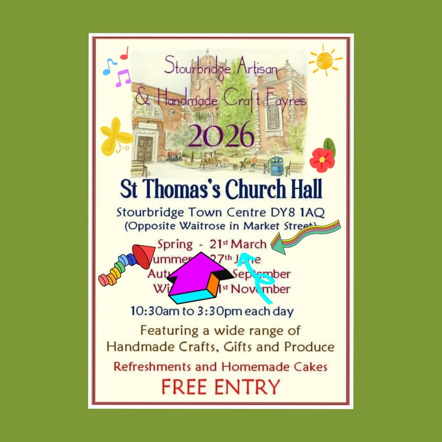 Tomorrow, Saturday 21st March, we will be sharing our board and card games, that are designed and made here in the Midlands.
Let us teach you the rules, so you can relax and play the game.
We hope to see you there. π
#ludusvulpes #boardgamesofinstagram #boardgames #stourbridgeartisanandcraft #artisanandcraftfayre