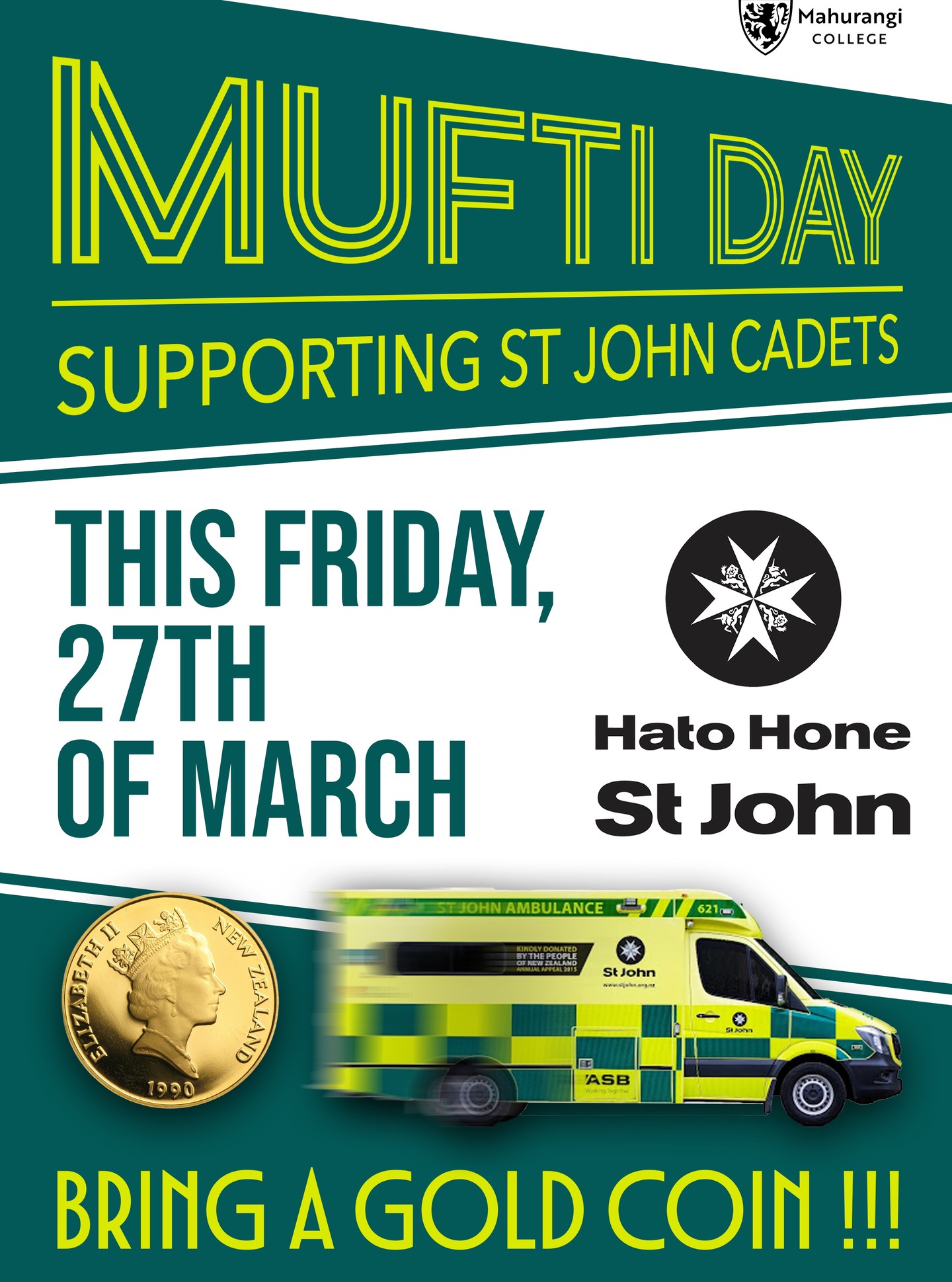 Mufti Day Friday #supportingstjohncadets