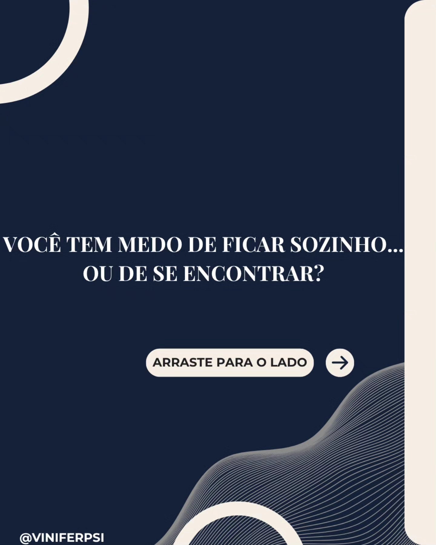 “Estar sozinho pode parecer assustador, mas muitas vezes o medo real não é da solidão — e sim do que ela nos mostra.”
Fugimos do silêncio com distrações, relacionamentos ou correria…
Mas cedo ou tarde, a vida nos convida ao encontro mais difícil e necessário: o encontro com nós mesmos.
A terapia pode ser esse espaço seguro onde você não precisa mais fugir.
✨ Vamos juntos?
💬 Me conta nos comentários:
Você sente medo da solidão ou do que pode encontrar nela?
📍Atendimentos online para jovens e adultos
📲 Agende pelo link na bio
#viniferpsi
#terapia #psicoterapia #relacionamentos #autoconhecimento
#solidão #medodeficarsozinho #saúdemental
#terapiapsicanalítica #jovensadultos #viniferpsi
#psicanálise #encontrese #caminhodecura