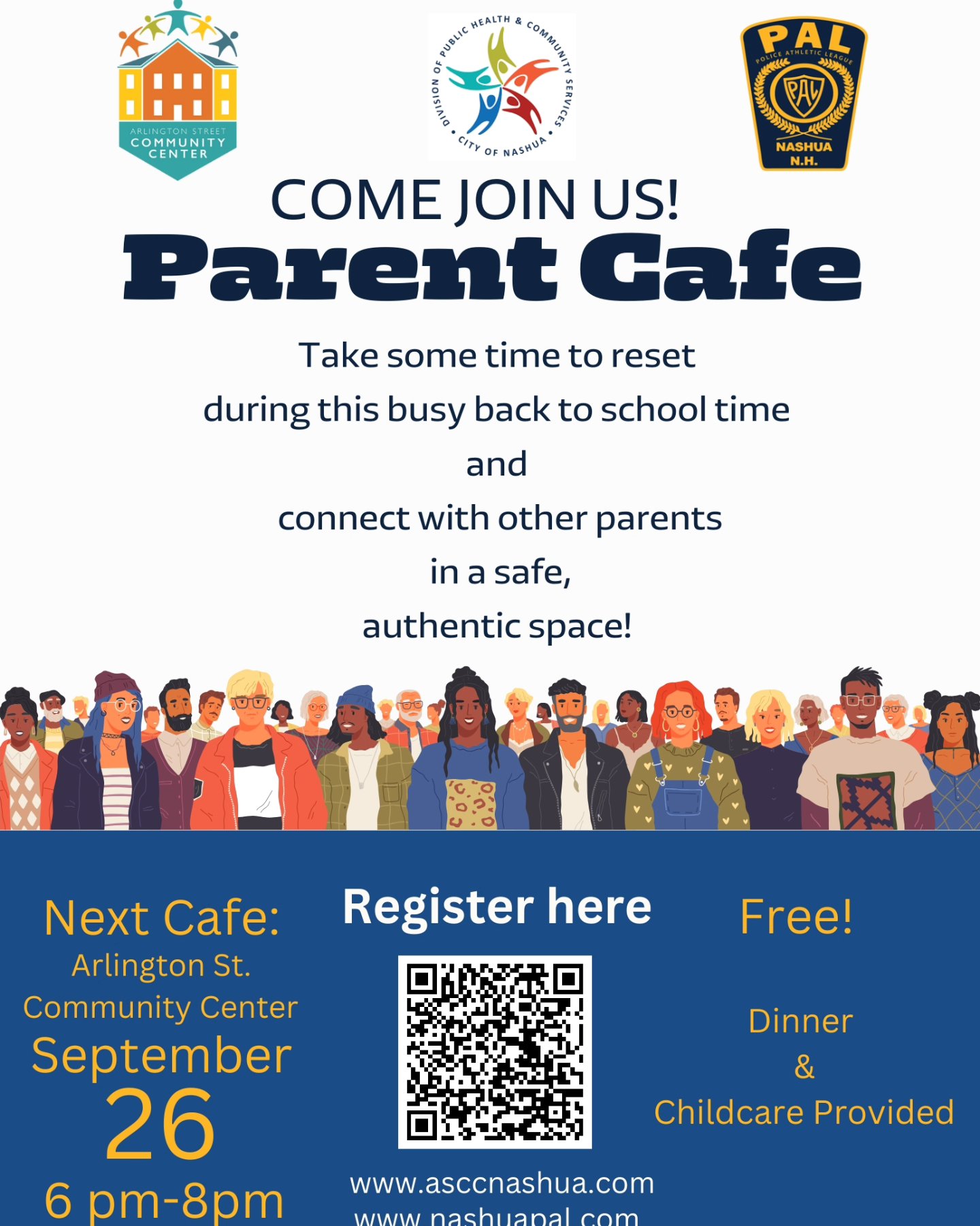 Some spots are still available! We hope you can join us Sept 26th 😊 Registration link is up at asccnashua.com under News 💻